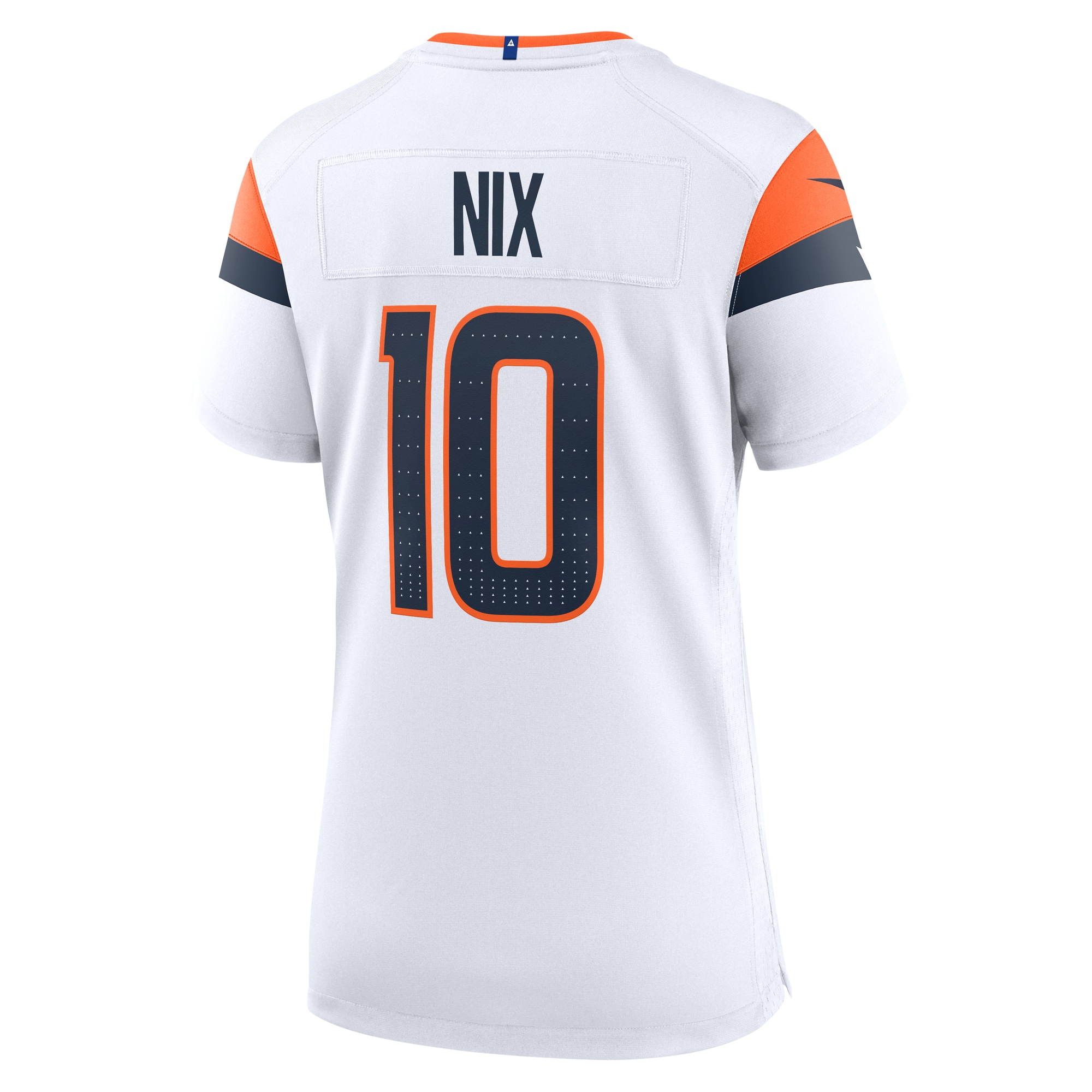 Denver Broncos Bo Nix White Game NFL Jersey Women's