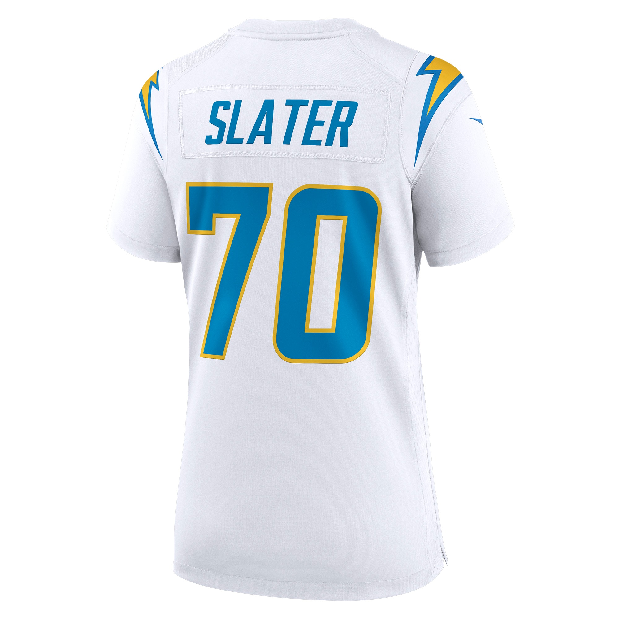 Los Angeles Chargers Rashawn Slater White Game NFL Jersey Women's
