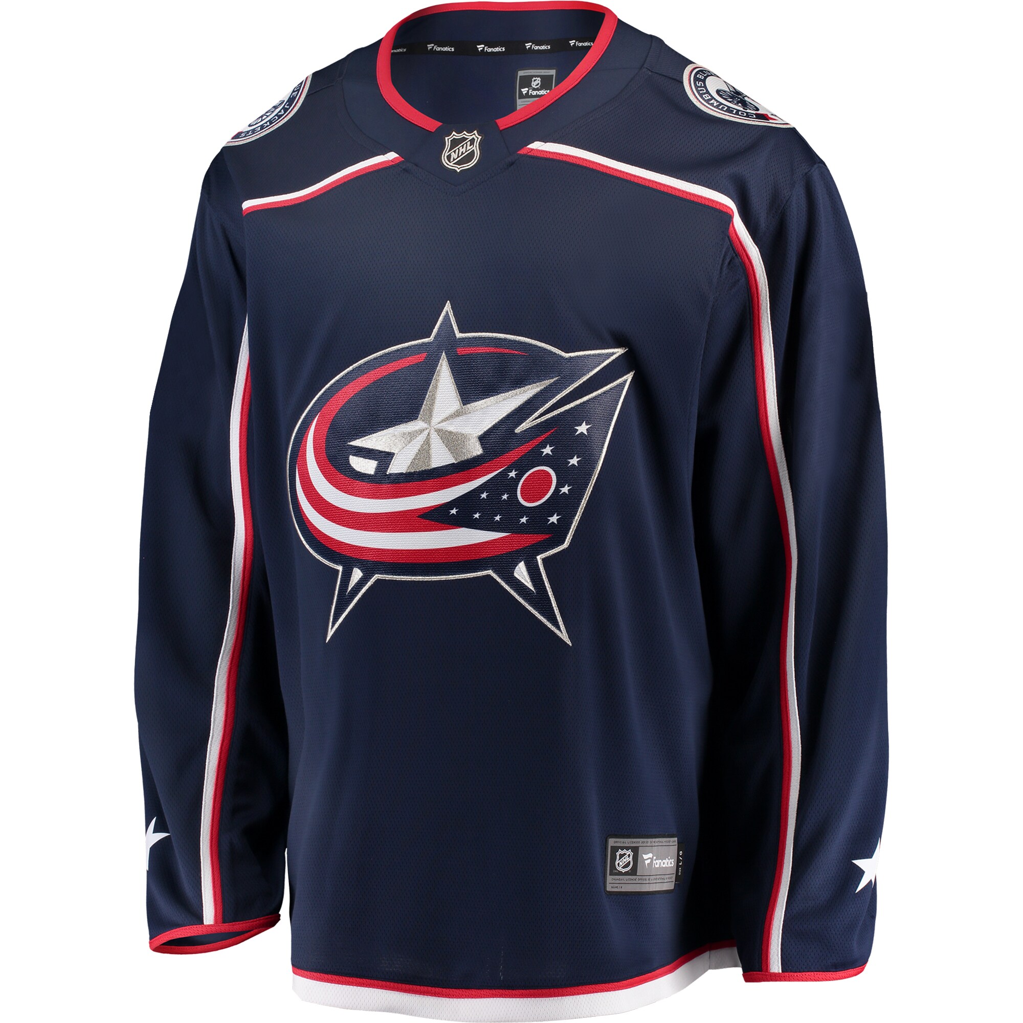 Columbus Blue Jackets Navy Breakaway Home NHL Jersey Men's