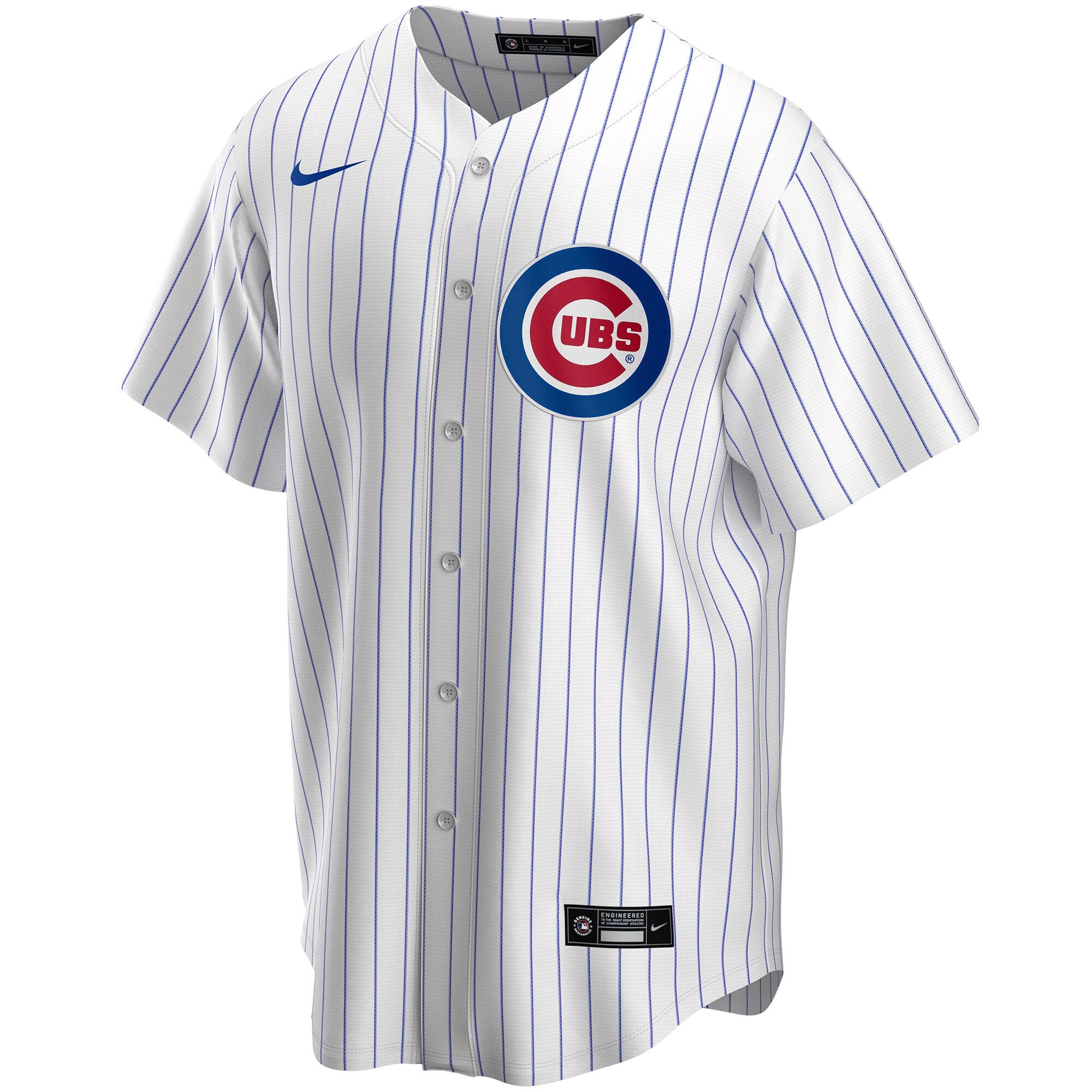 Chicago Cubs White Home Custom MLB Jersey Men's