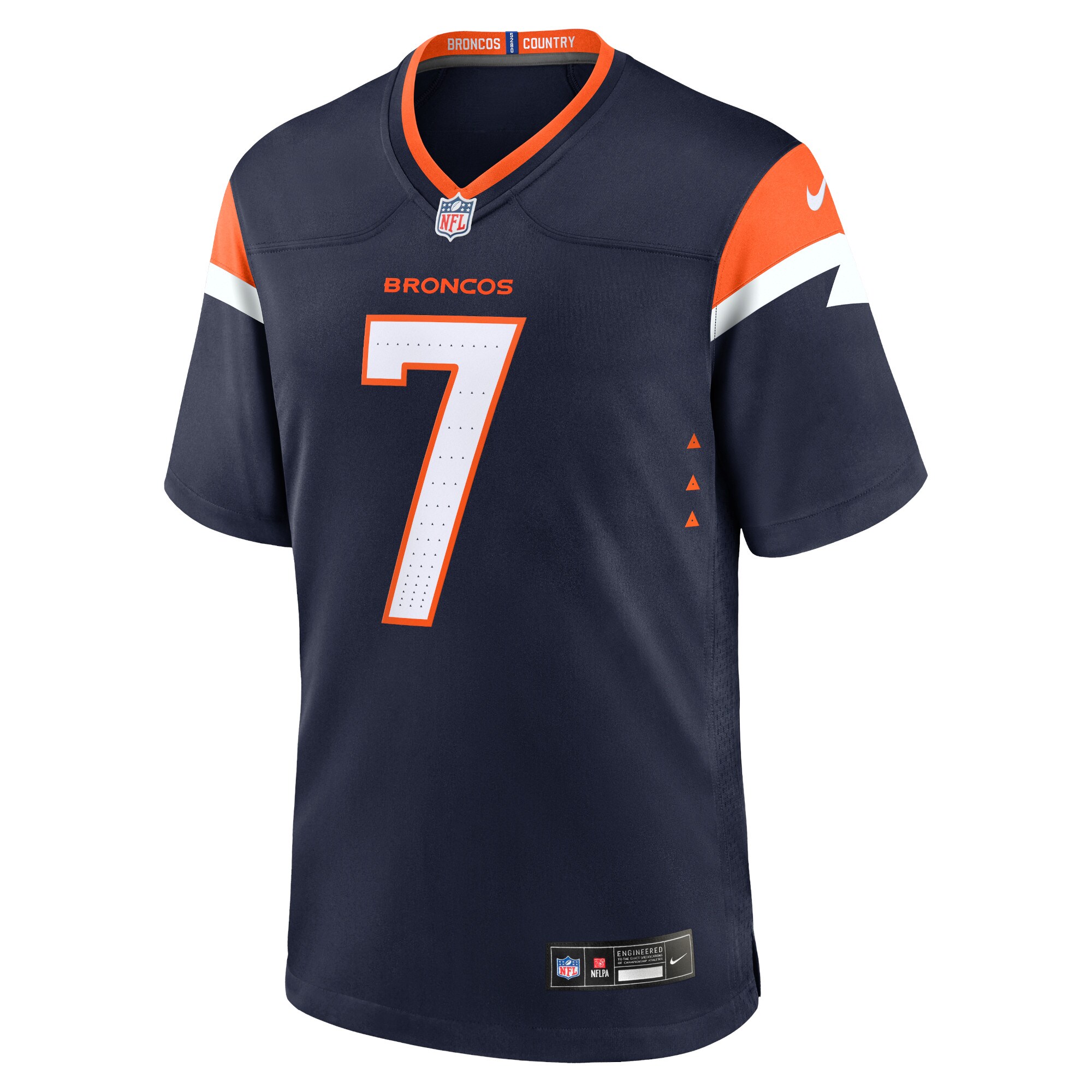 Denver Broncos John Elway Navy Mile High Collection Alternate Retired Player Game NFL Jersey Men's