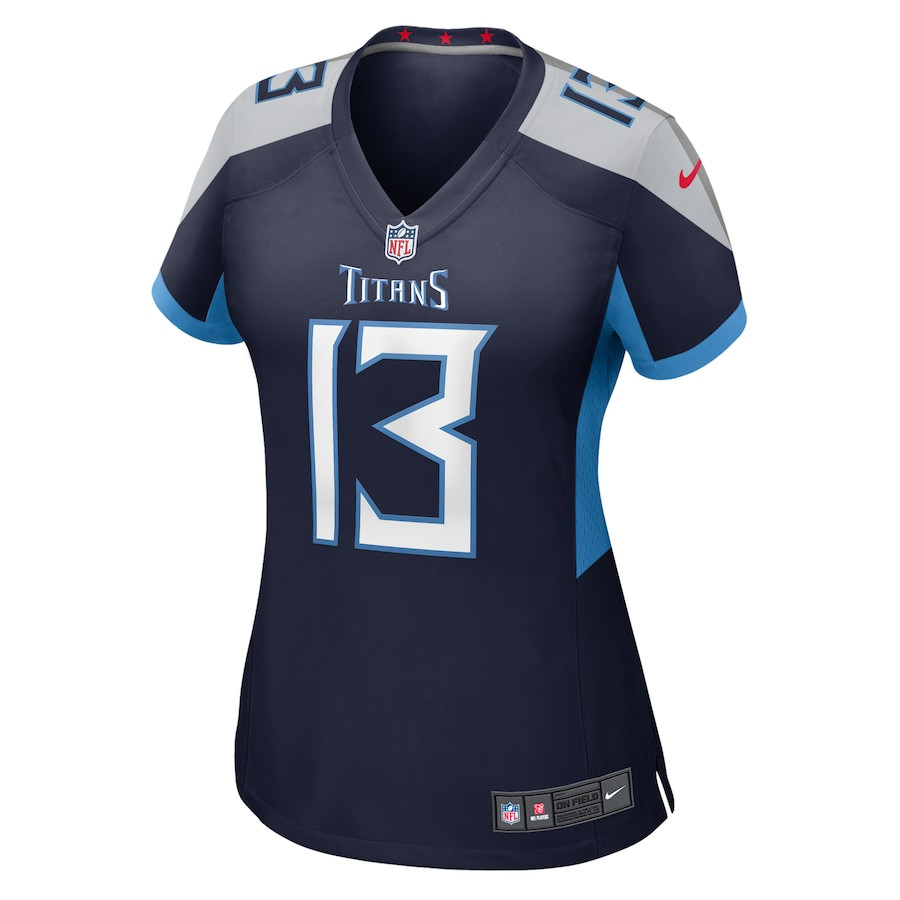 Chidobe Awuzie 13 Tennessee Titans Game Navy NFL Jersey Women's