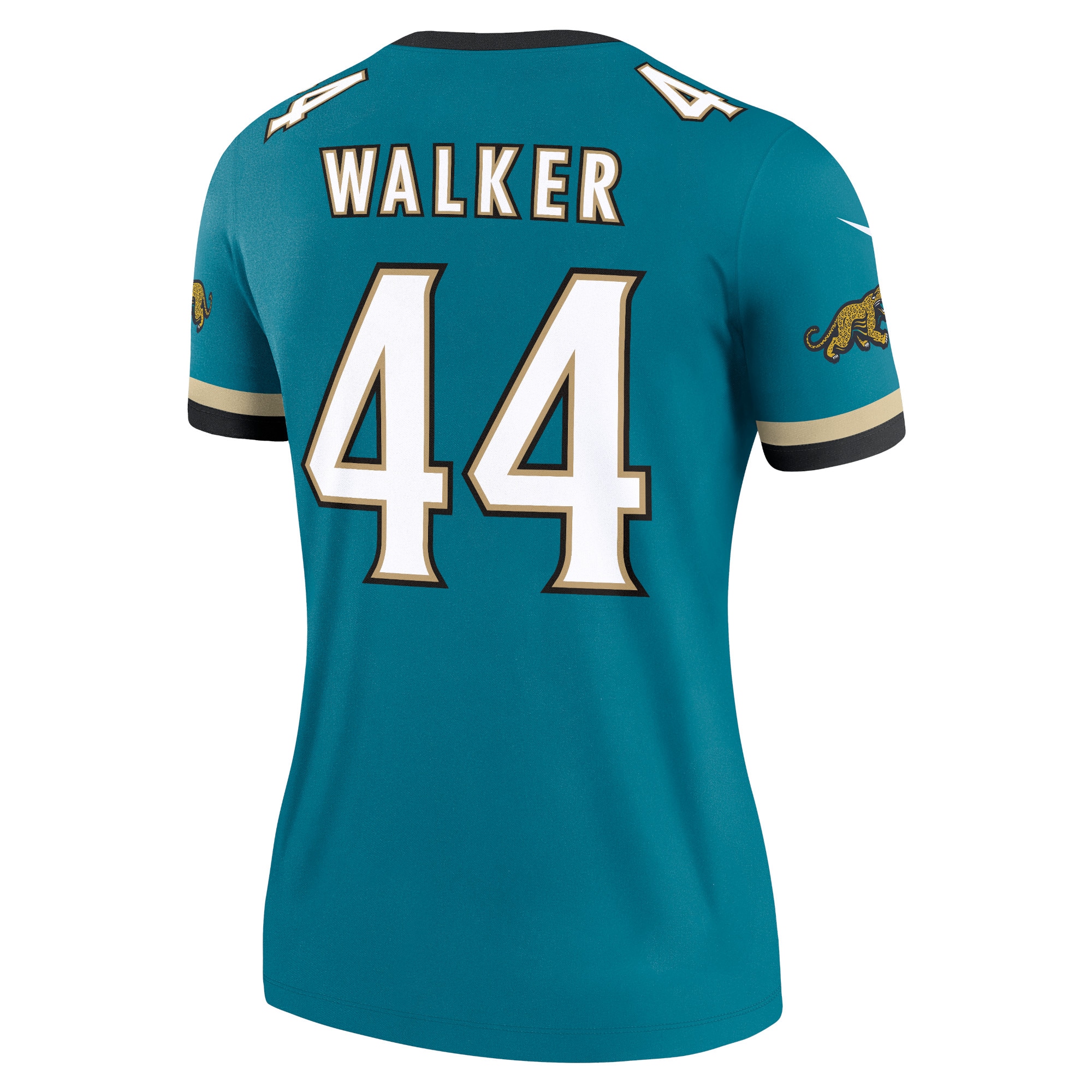 Jacksonville Jaguars Travon Walker Prowler Throwback Teal Alternate Legend Player Performance Top NFL Jersey Women's