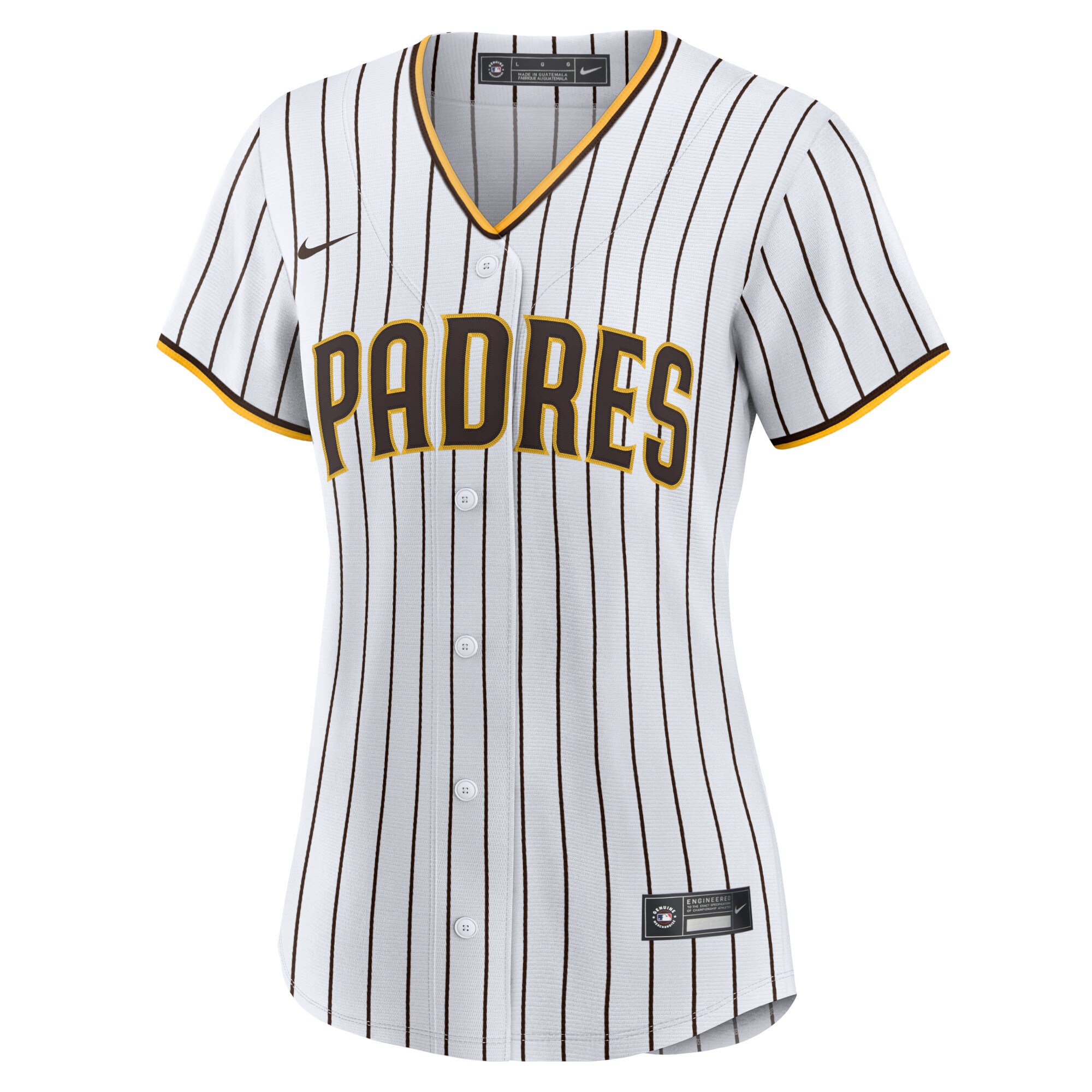San Diego Padres Manny Machado White/Brown Home Player MLB Jersey Women's