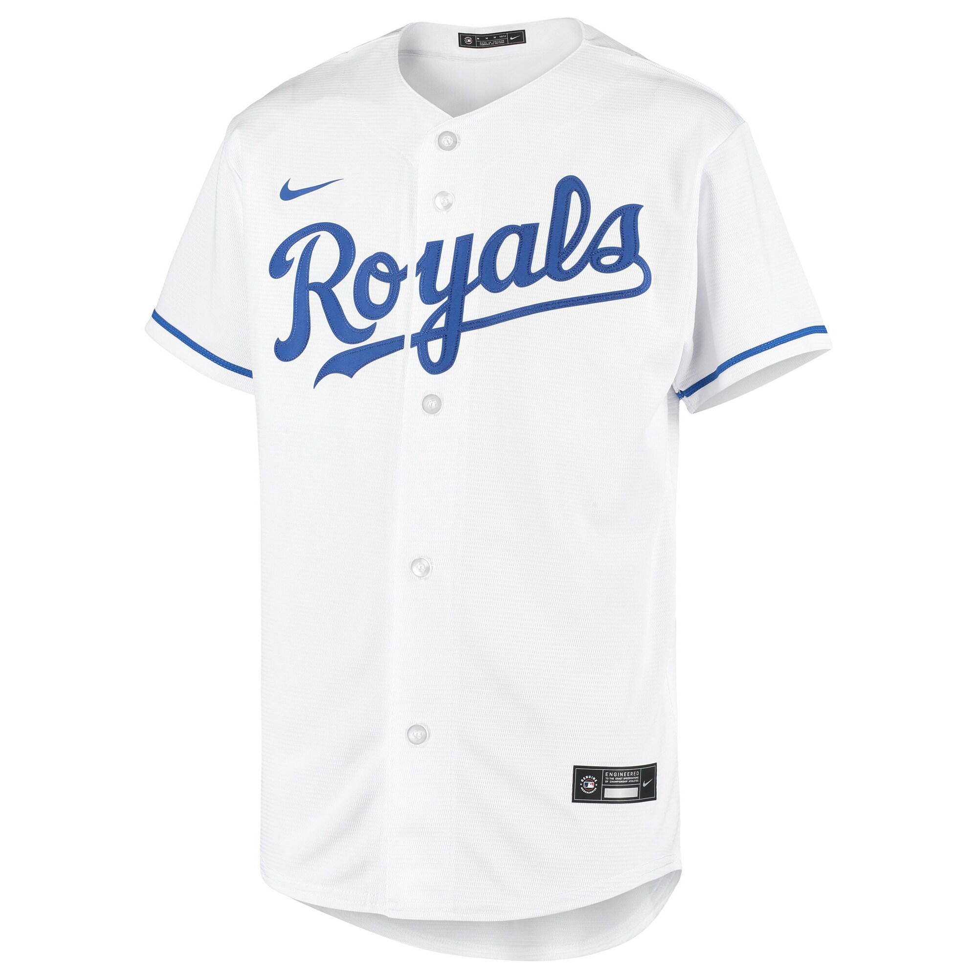 Kansas City Royals White Home Team MLB Jersey Youth