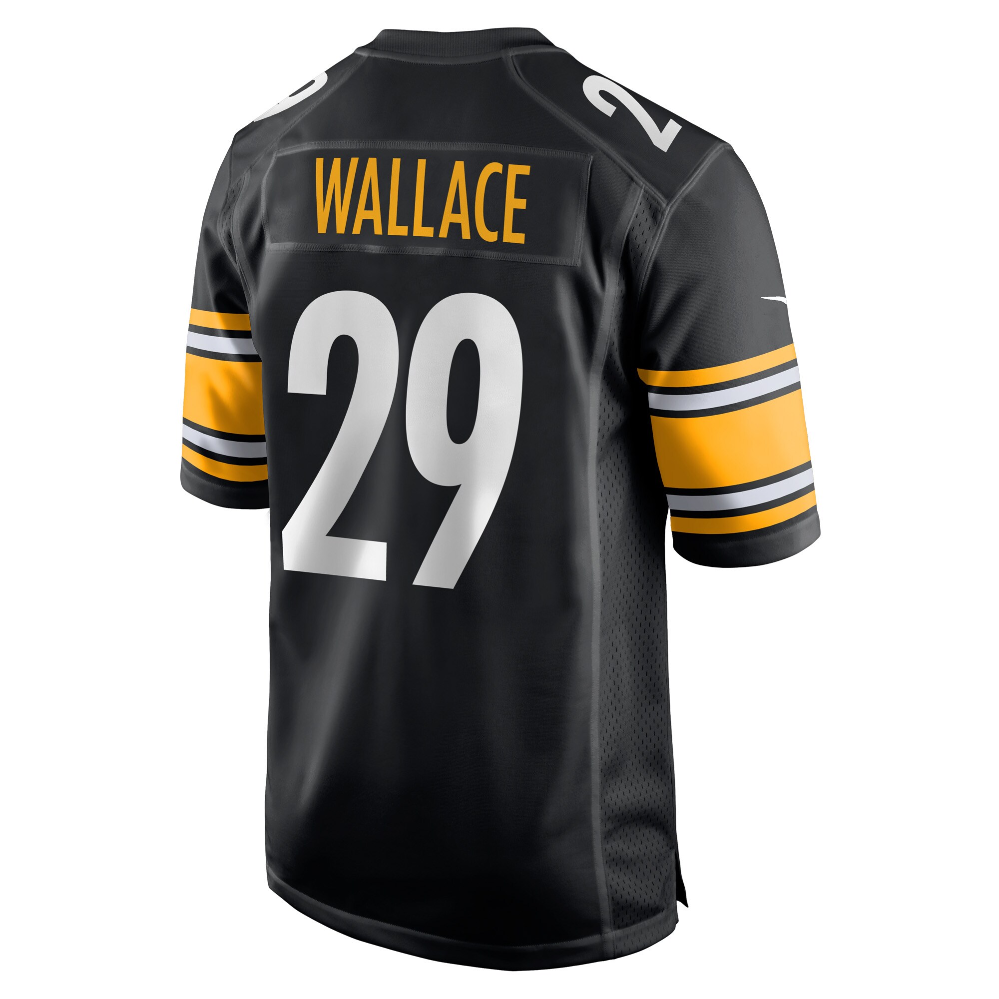 Pittsburgh Steelers Levi Wallace Black Game Player NFL Jersey Men's
