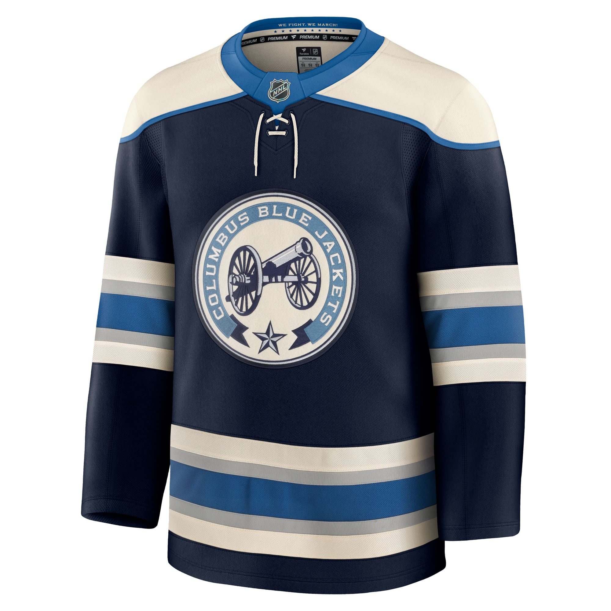 Columbus Blue Jackets Navy Alternate Premium NHL Jersey Men's