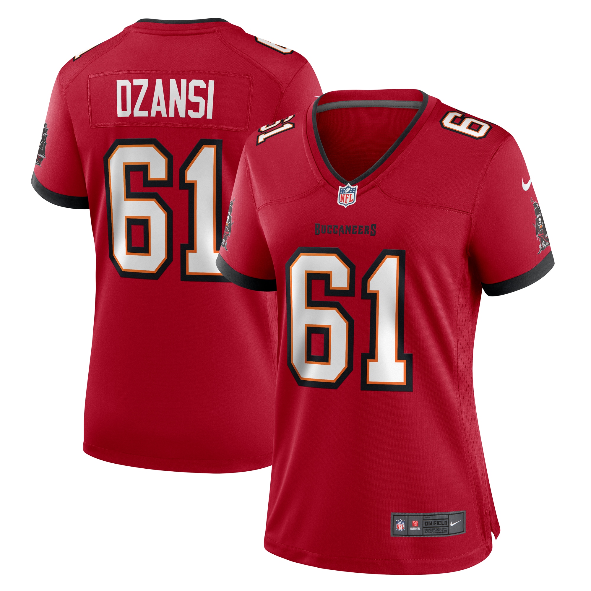 Tampa Bay Buccaneers Silas Dzansi Red Game NFL Jersey Women's