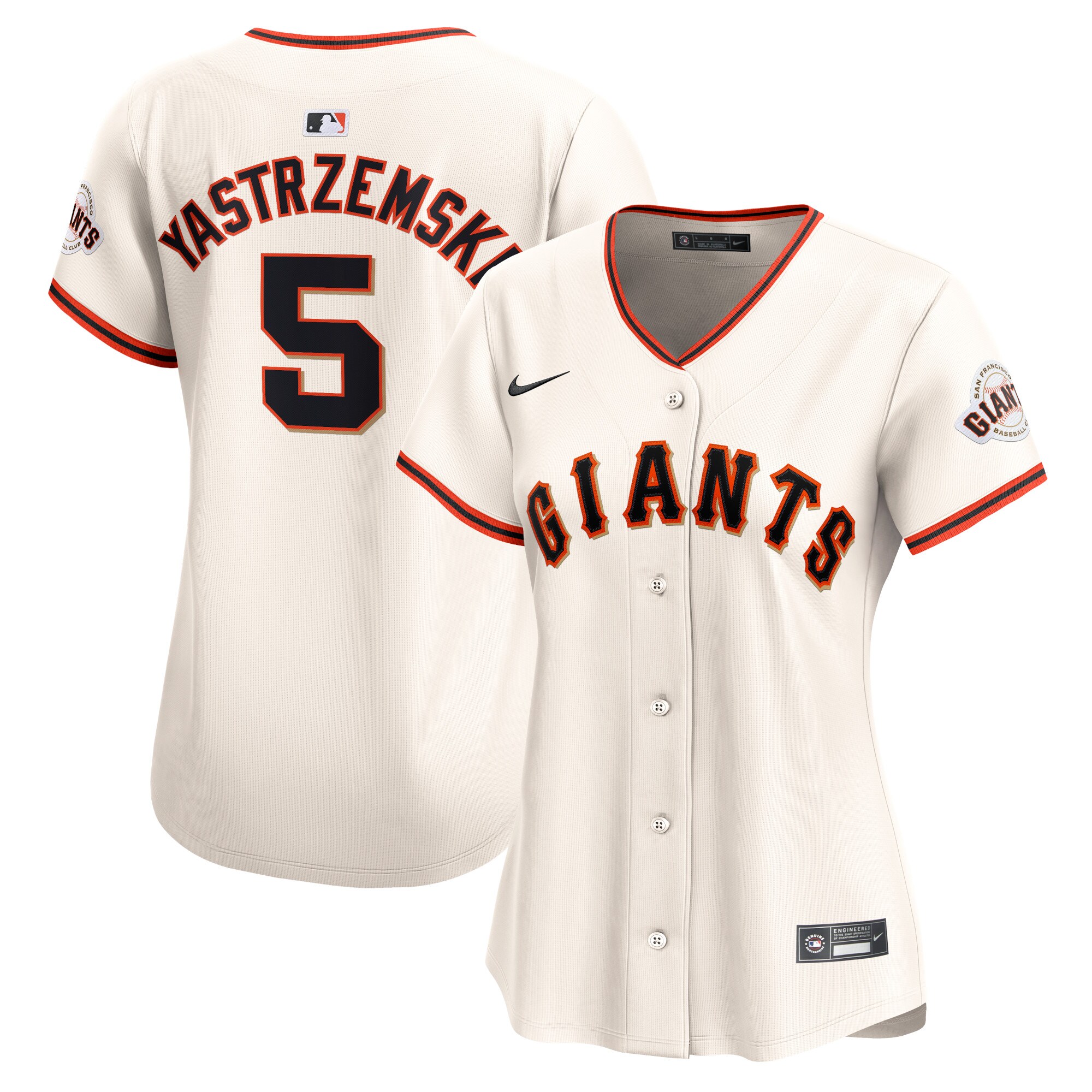 San Francisco Giants Mike Yastrzemski Cream Home Limited Player MLB Jersey Women's