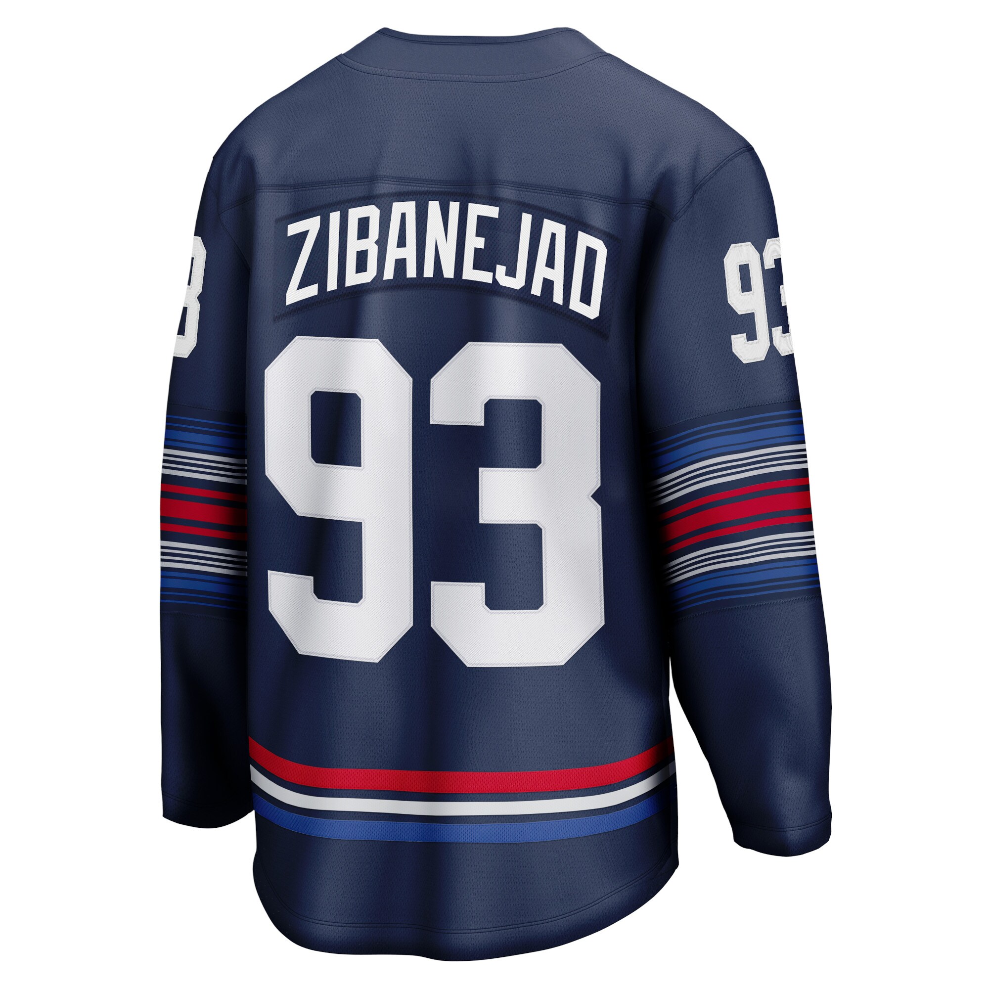 New York Rangers Mika Zibanejad Navy Alternate Premier Breakaway Player NHL Jersey Men's