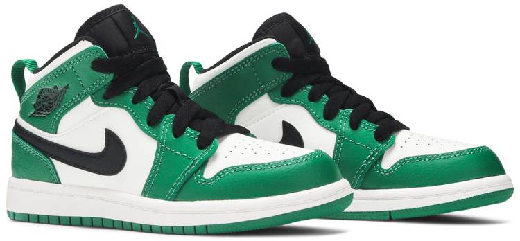 Air Jordan 1 Mid SE PS Pine Green BQ6932-301