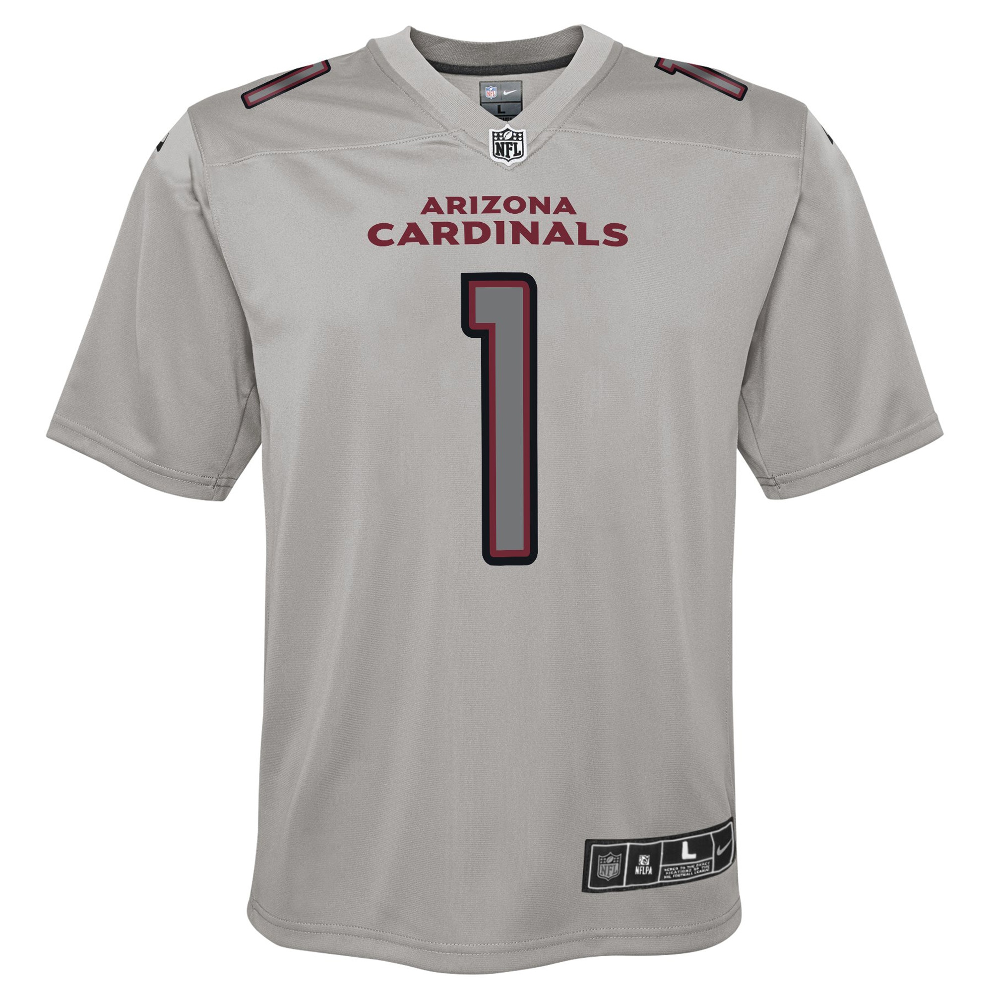 Arizona Cardinals Kyler Murray Gray Atmosphere Game NFL Jersey Youth