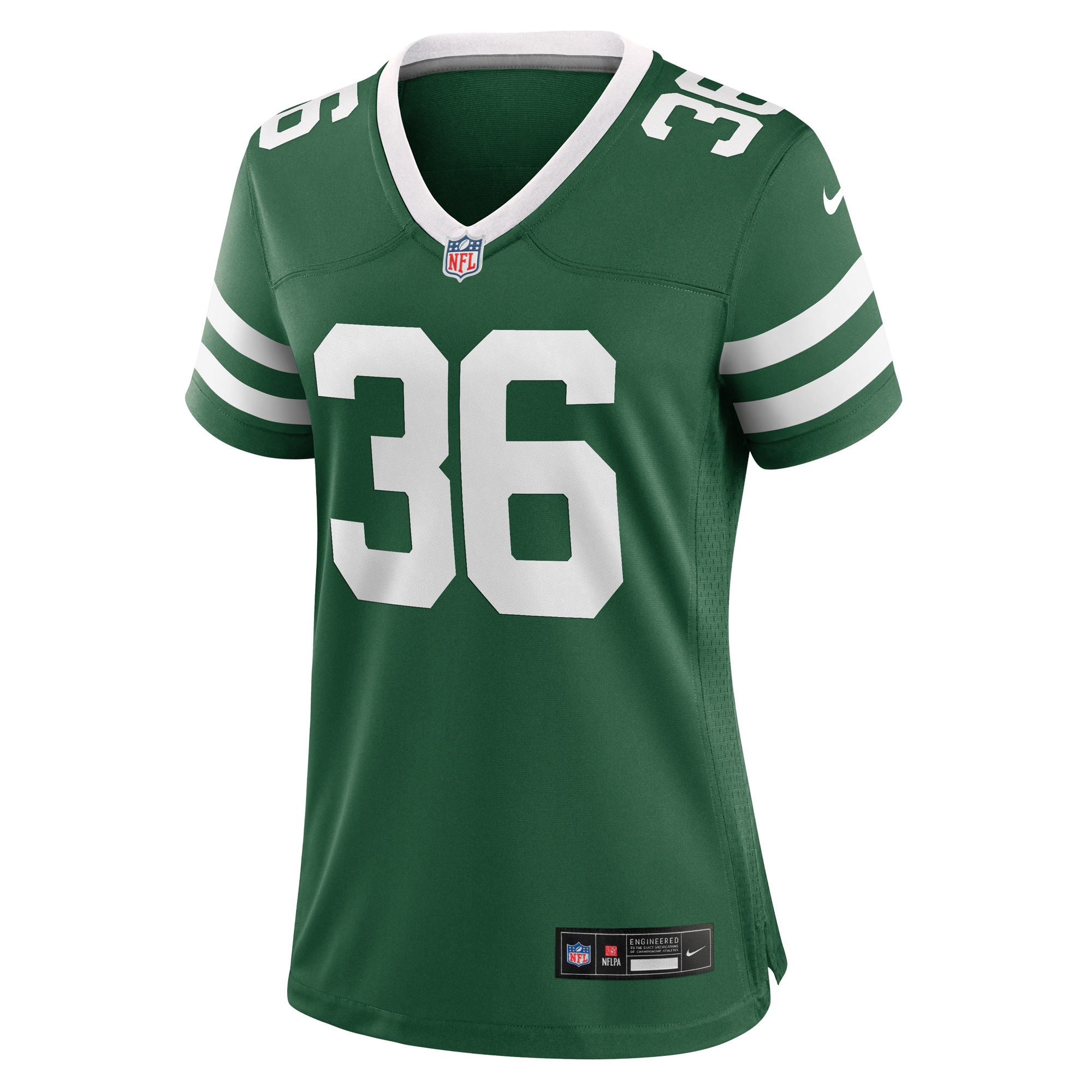 New York Jets Chuck Clark Legacy Green Team Game NFL Jersey Women's