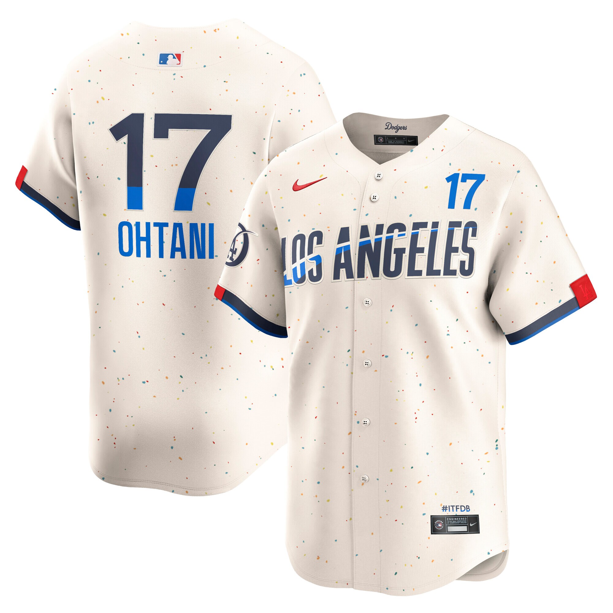 Los Angeles Dodgers Shohei Ohtani Cream City Connect Limited Player MLB Jersey Men's