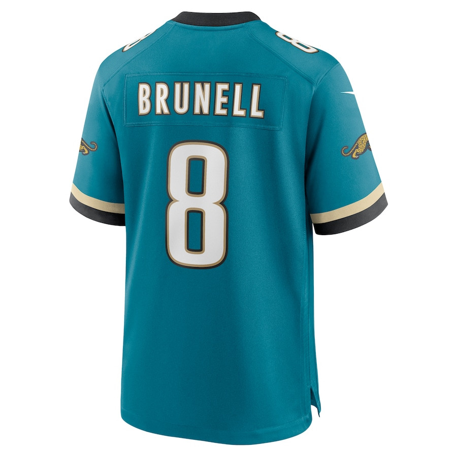 Mark Brunell 8 Jacksonville Jaguars Prowler Throwback Player Game Teal NFL Jersey Men's