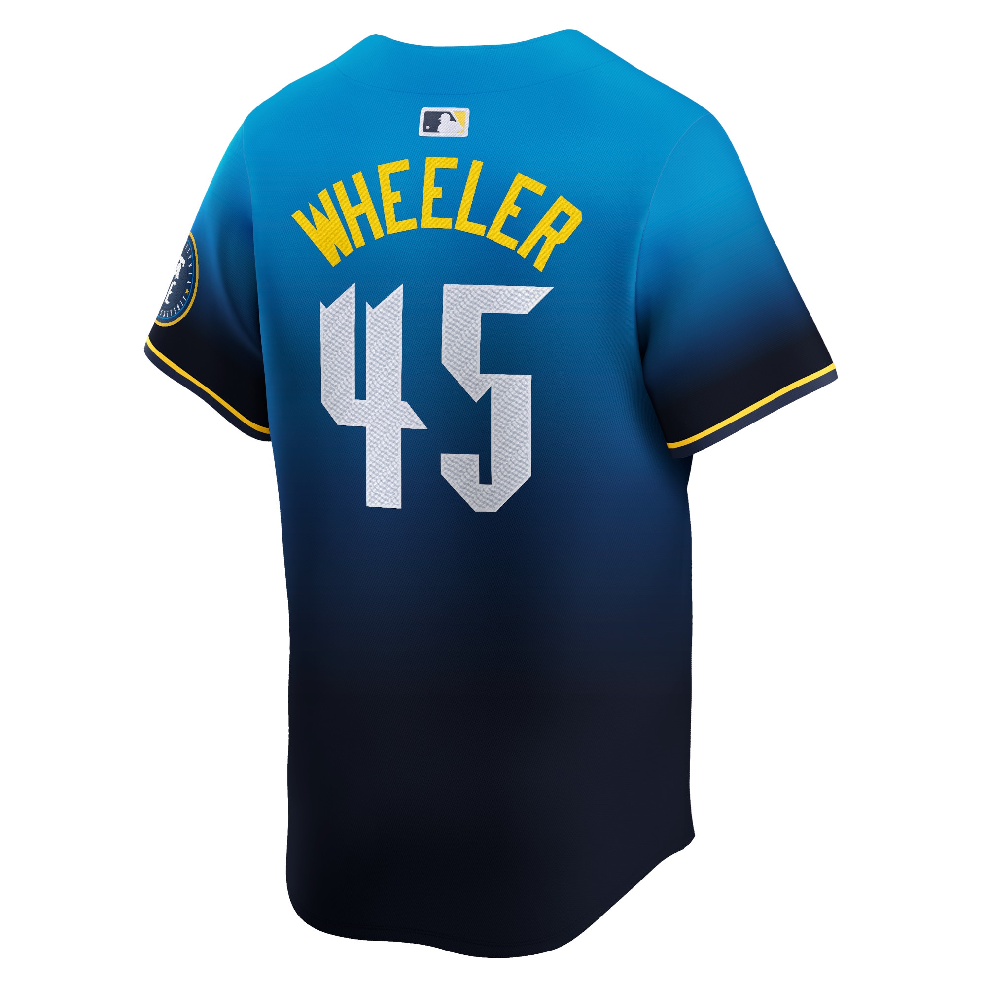Philadelphia Phillies Zack Wheeler Blue 2024 City Connect Limited Player MLB Jersey Men's