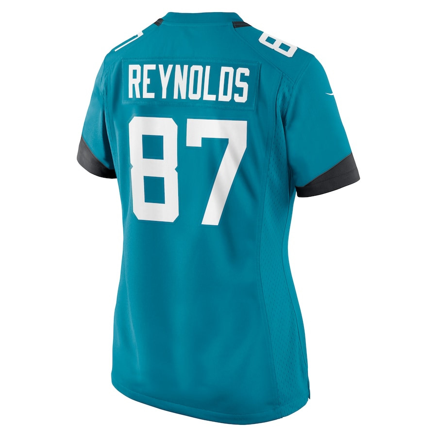 Josh Reynolds 87 Jacksonville Jaguars Team Game Teal NFL Jersey Women's