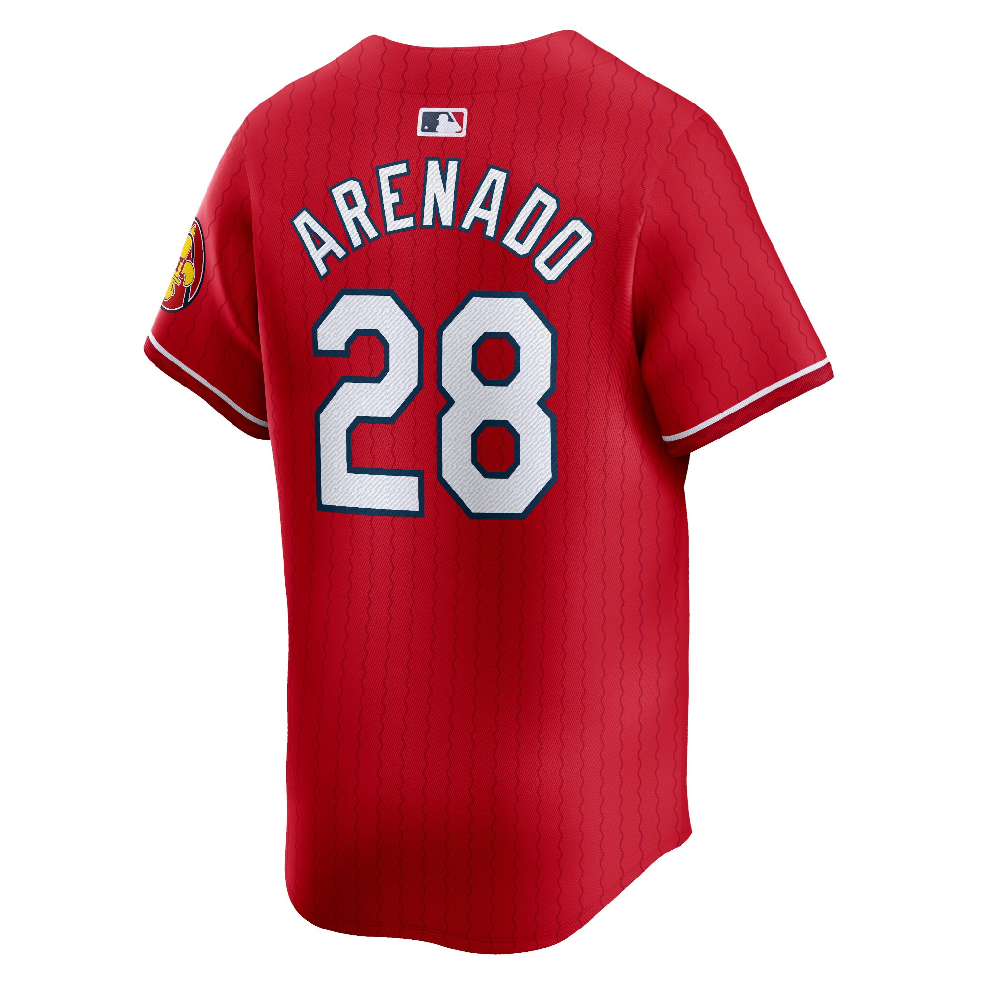 St. Louis Cardinals Nolan Arenado Red 2024 City Connect Limited Player MLB Jersey Men's