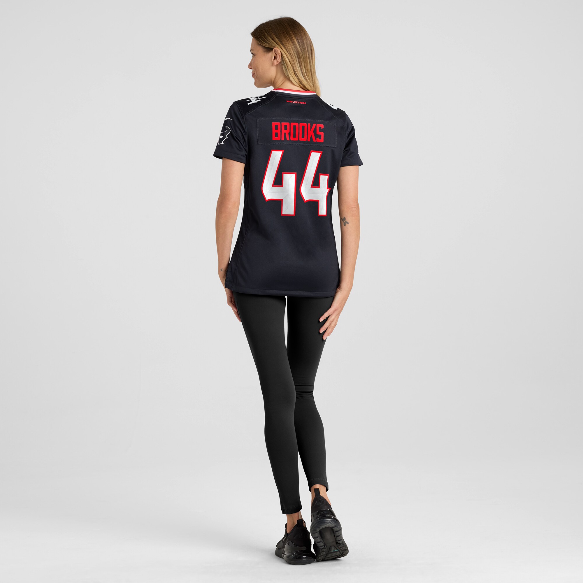 Houston Texans British Brooks Navy Team Game NFL Jersey Women's