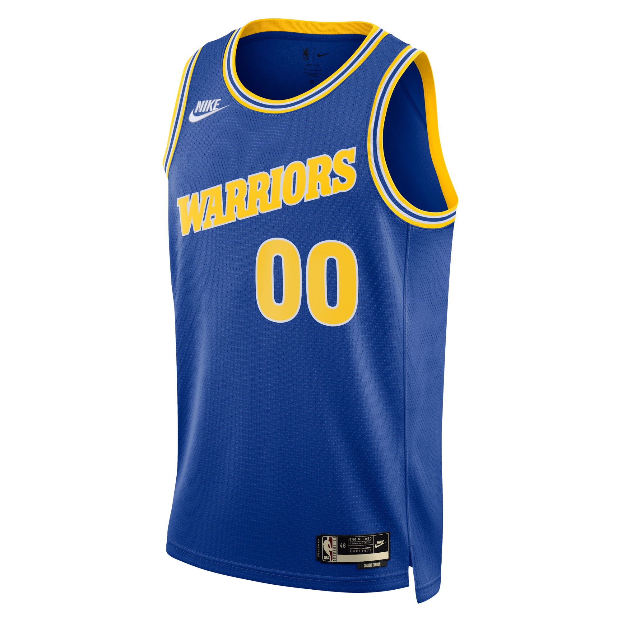 Golden State Warriors Classic Edition Swingman 22- Rush Blu White Custom NBA Jersey Men's