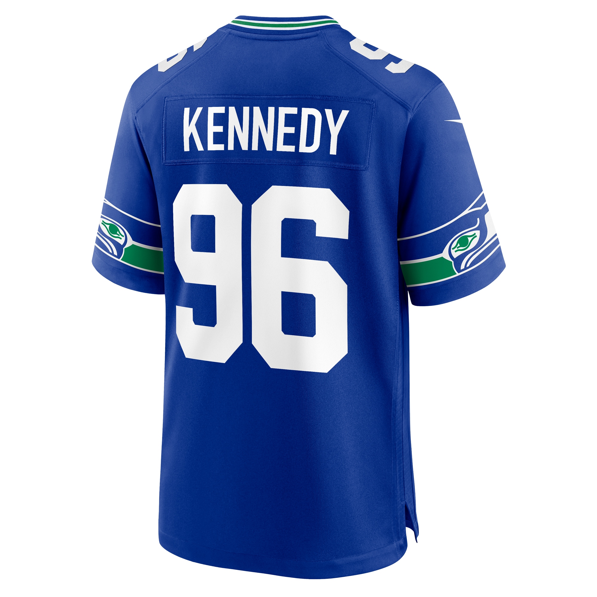 Seattle Seahawks Cortez Kennedy Royal Throwback Retired Player Game NFL Jersey Men's