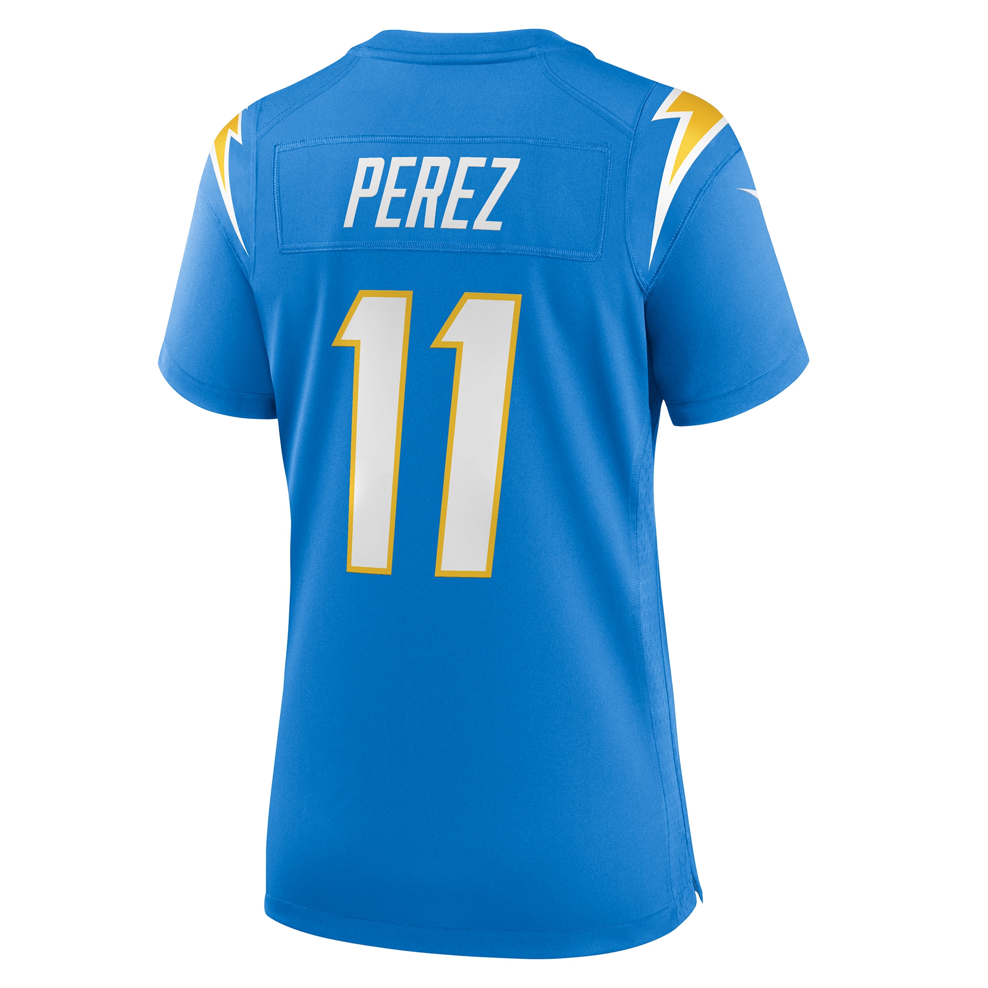 Los Angeles Chargers Luis Perez Powder Blue Team Game NFL Jersey Women's