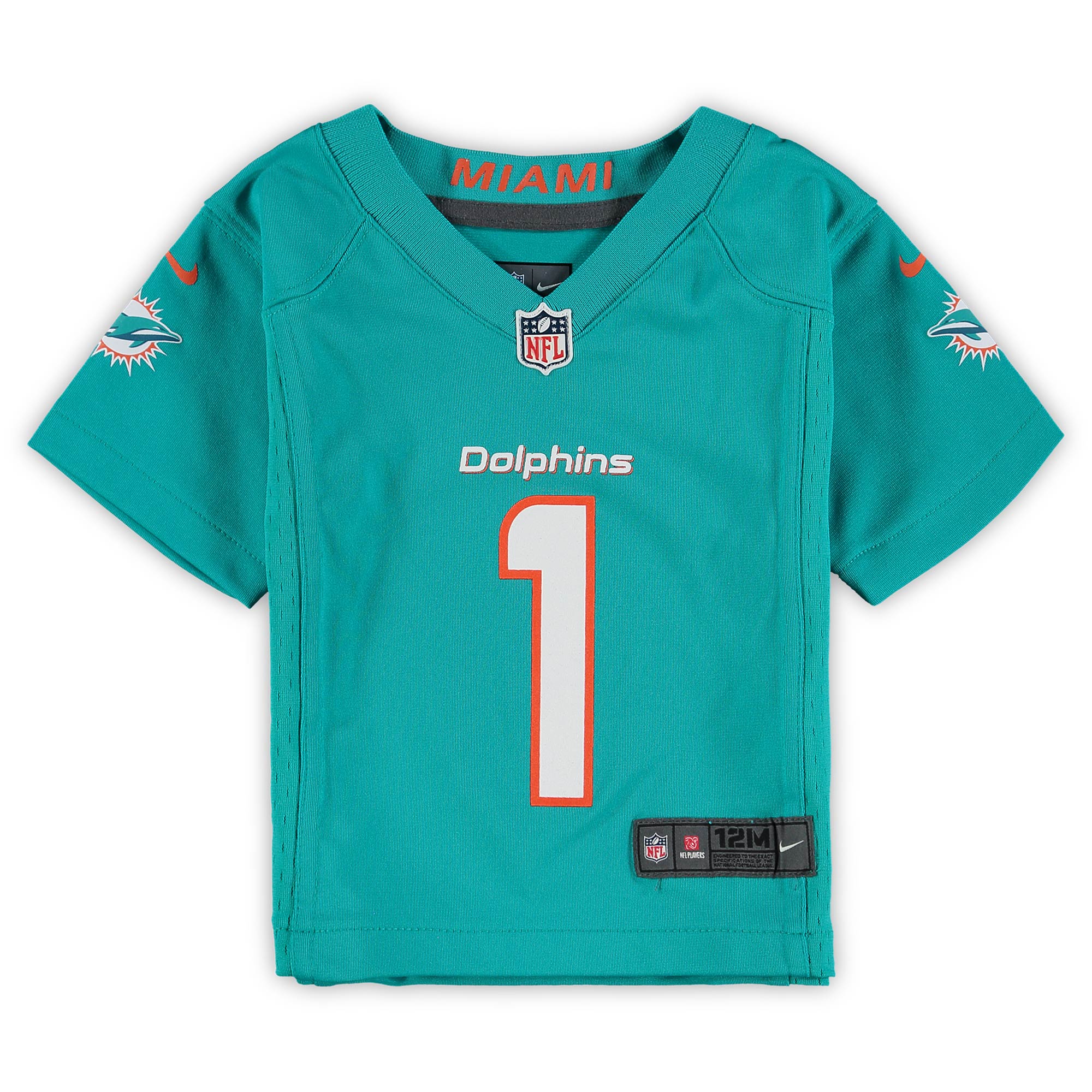 Infant Miami Dolphins Tua Tagovailoa Aqua Game NFL Jersey Men's