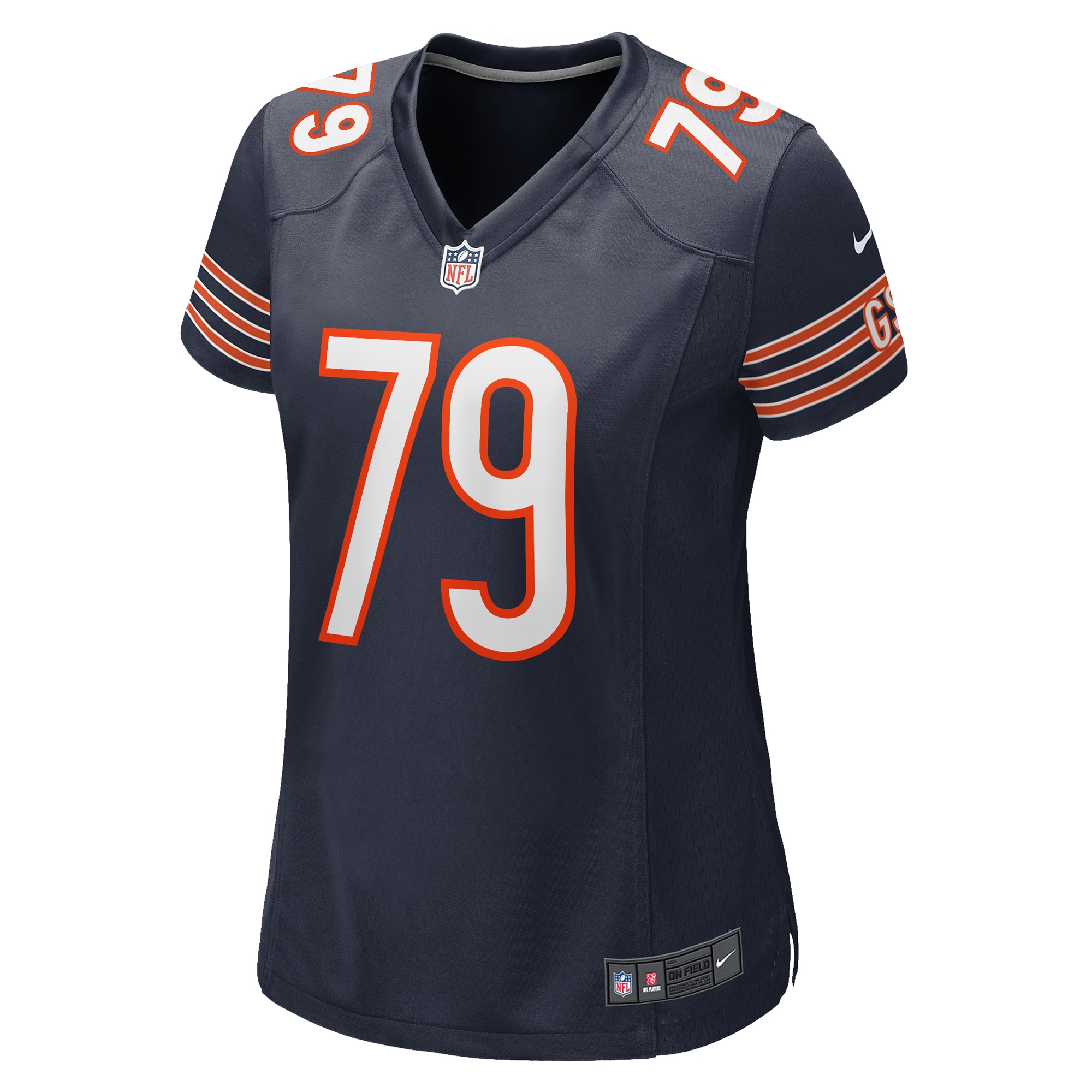 Chicago Bears Austen Pleasants Navy Game NFL Jersey Women's