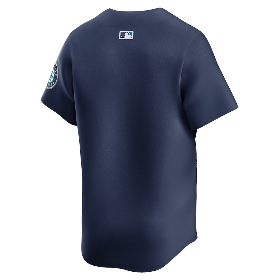 Seattle Mariners Road Limited Navy MLB Jersey Men's