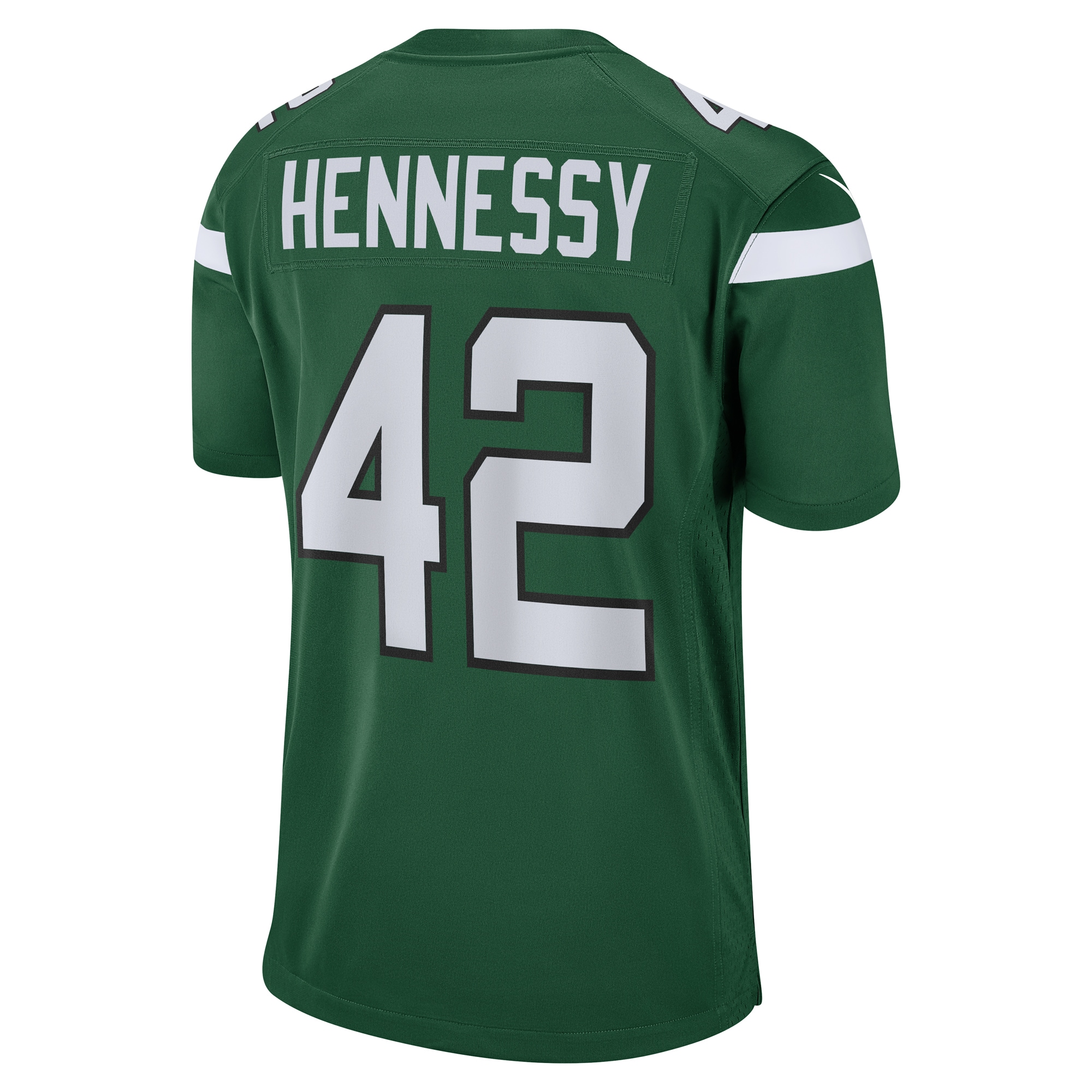 New York Jets Thomas Hennessy Gotham Green Game NFL Jersey Men's