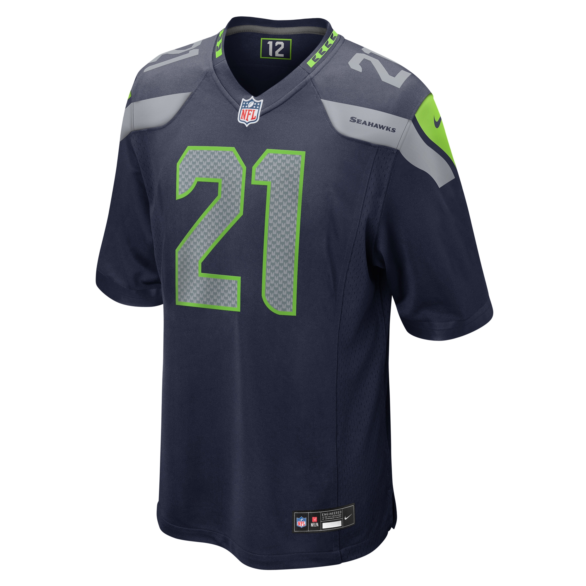 Seattle Seahawks Devon Witherspoon College Navy Game NFL Jersey Men's