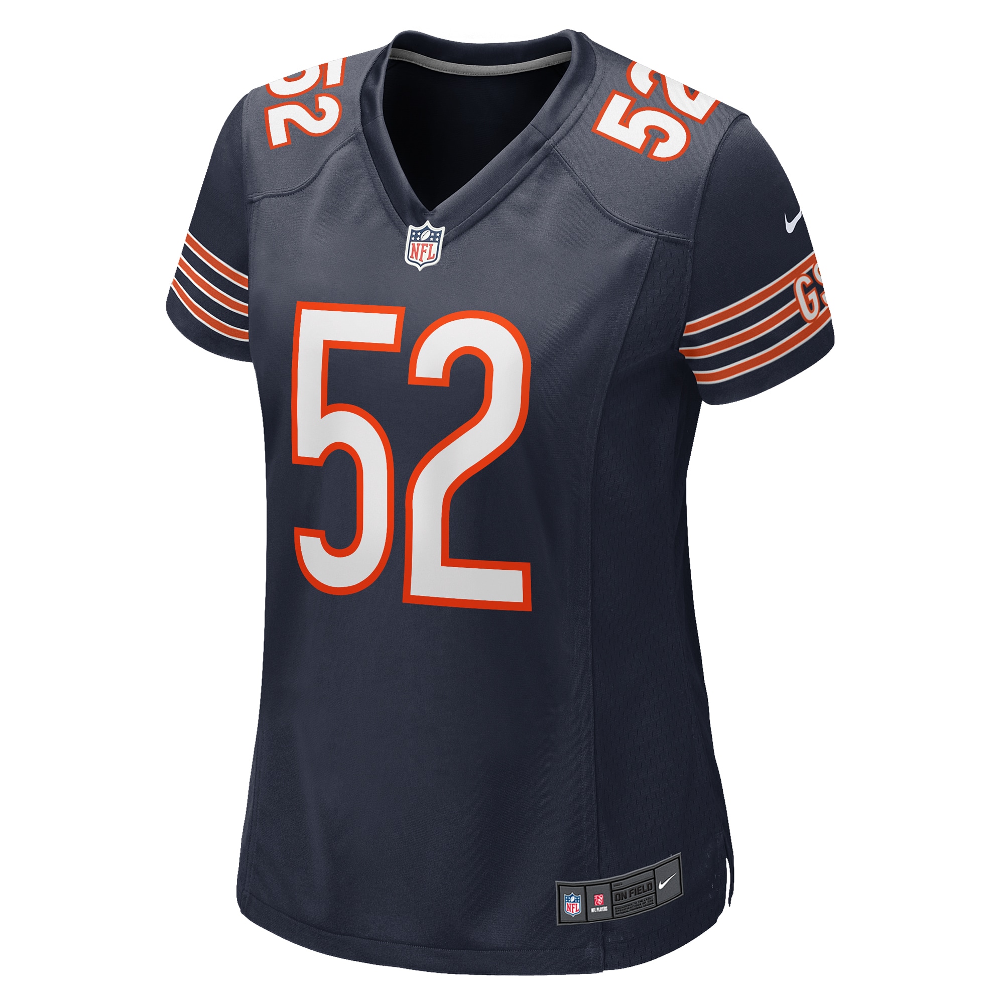 Chicago Bears Khalid Kareem Navy Team Game NFL Jersey Women's