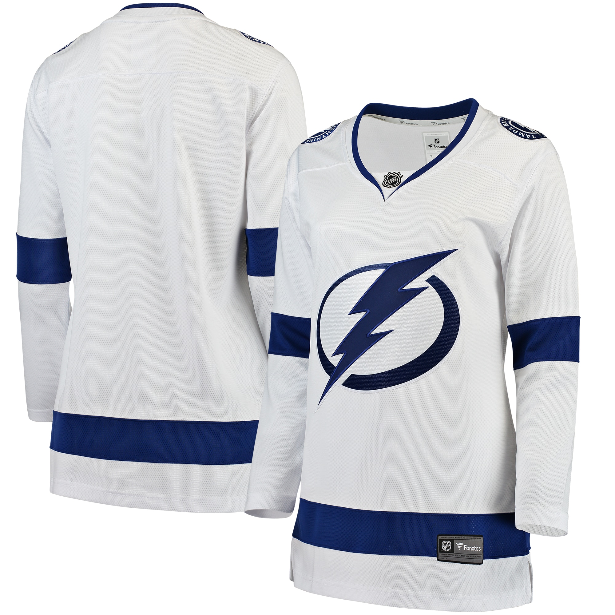 Tampa Bay Lightning White Away Breakaway NHL Jersey Women's