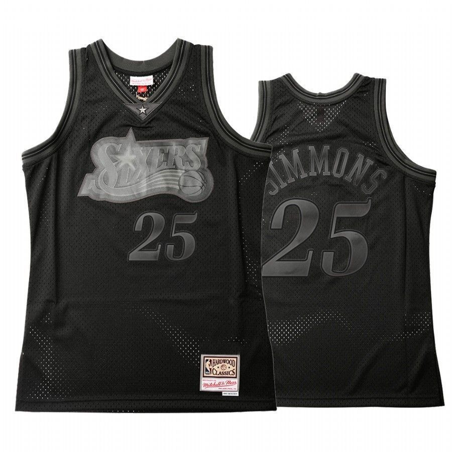 Philadelphia 76ers Ben Simmons 25 Throwback Tonal NBA Jersey Men's
