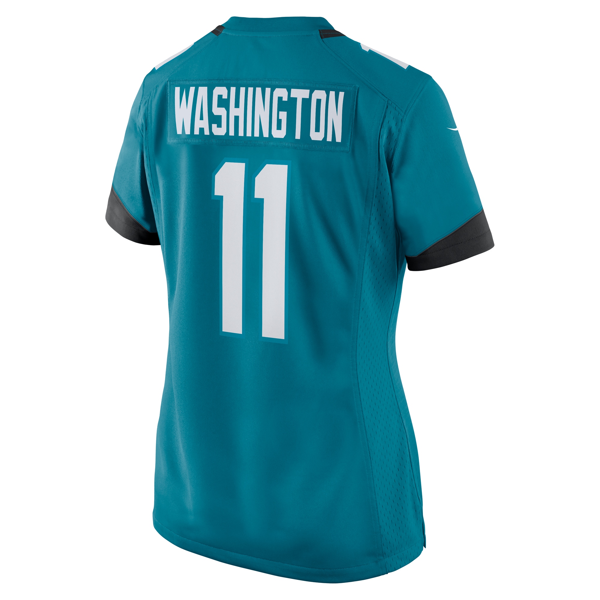 Jacksonville Jaguars Parker Washington Teal Team Game NFL Jersey Women's