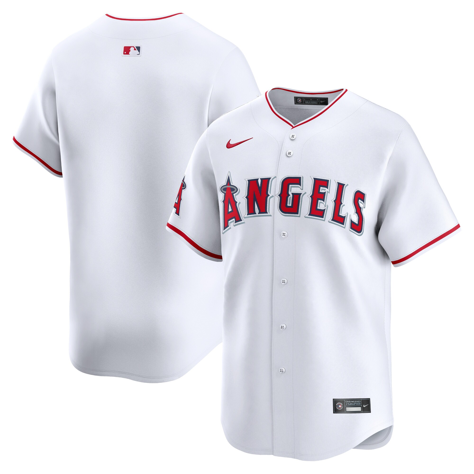Los Angeles Angels White Home Limited MLB Jersey Youth