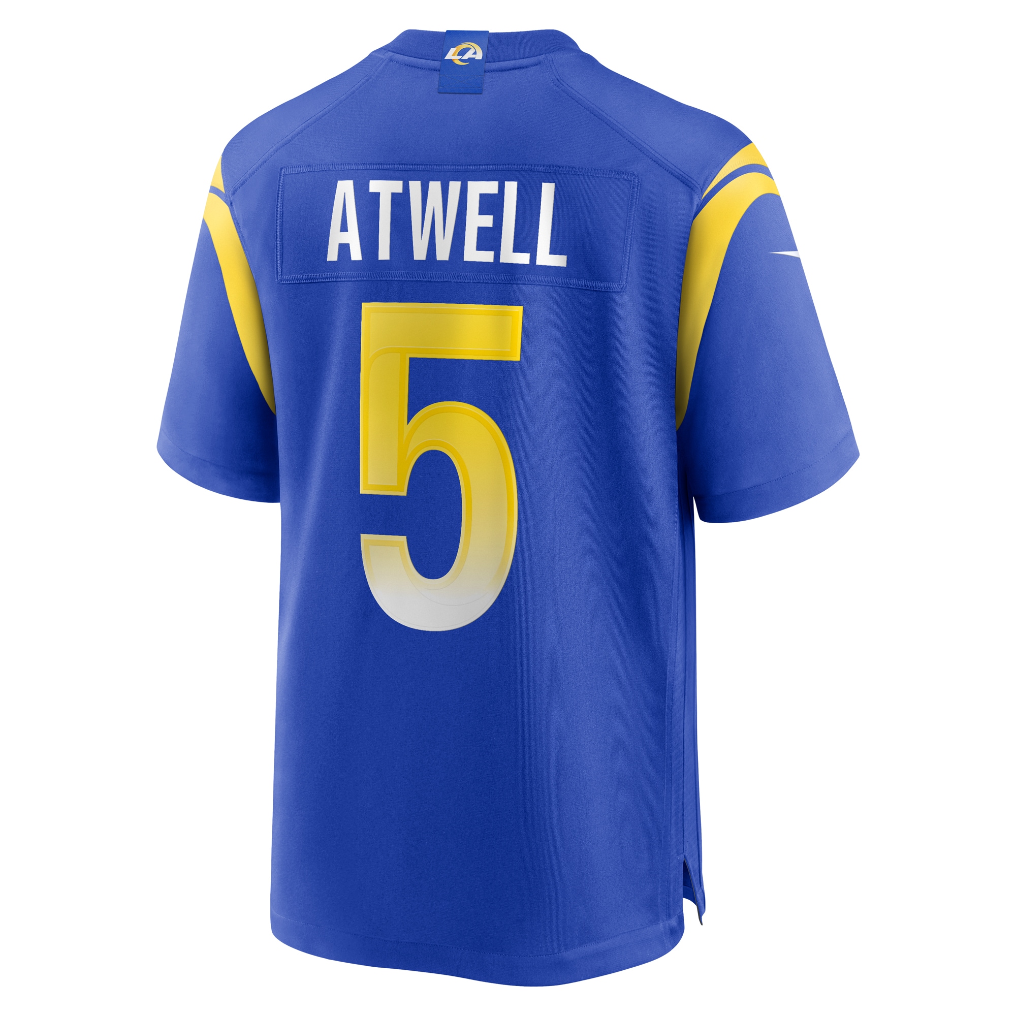 Los Angeles Rams Tutu Atwell Royal Home Game NFL Jersey Men's