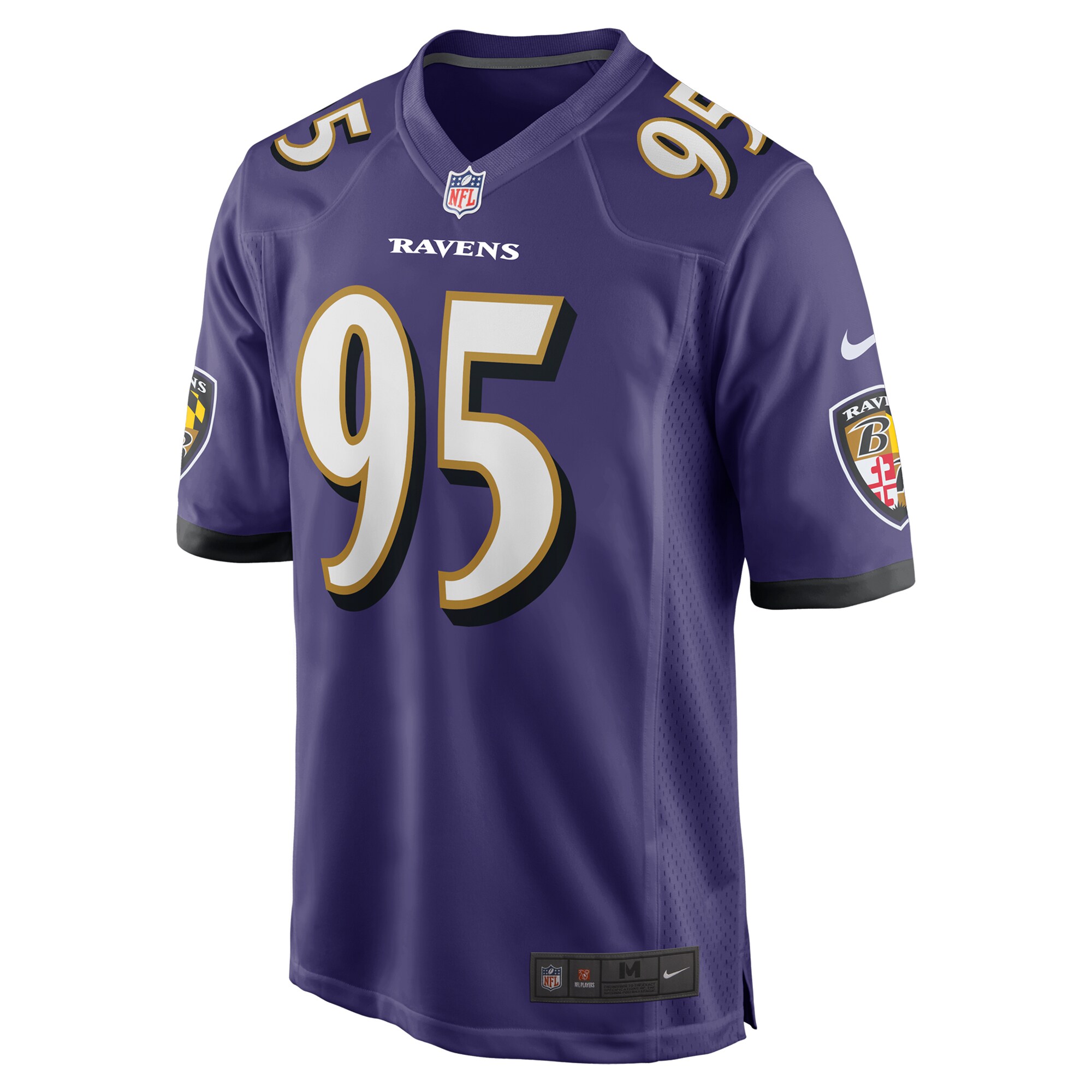 Baltimore Ravens Tavius Robinson Purple Team Game NFL Jersey Men's