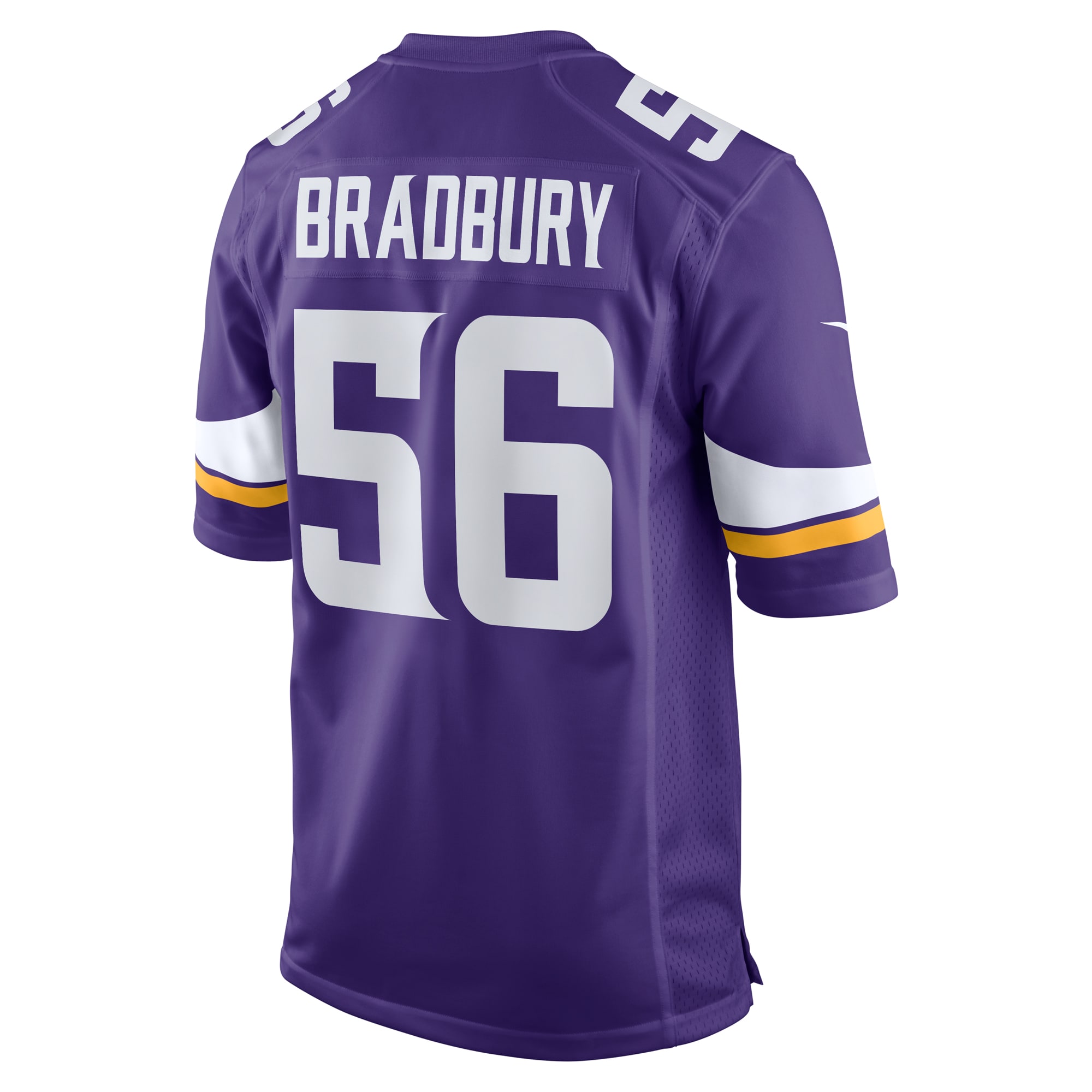 Minnesota Vikings Garrett Bradbury Purple Game NFL Jersey Men's