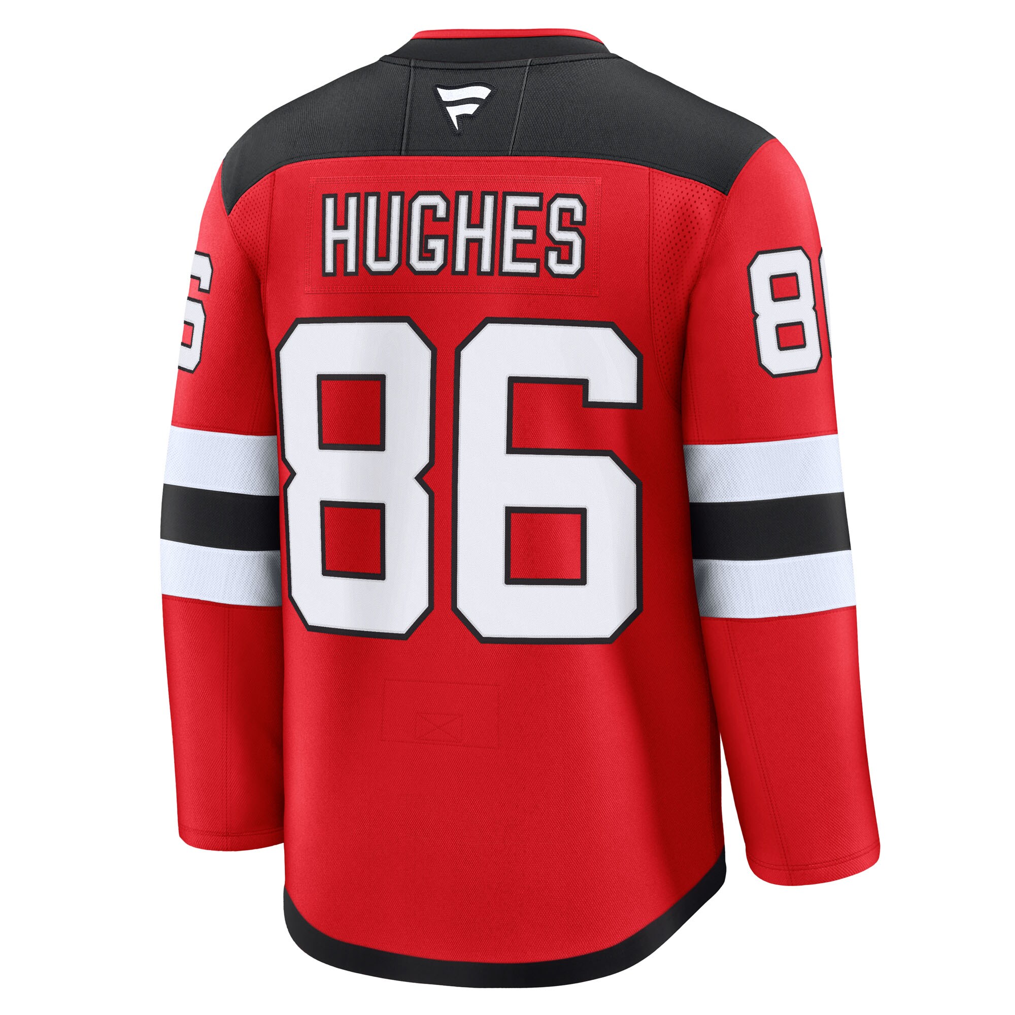 New Jersey Devils Jack Hughes Red Home Premium NHL Jersey Men's
