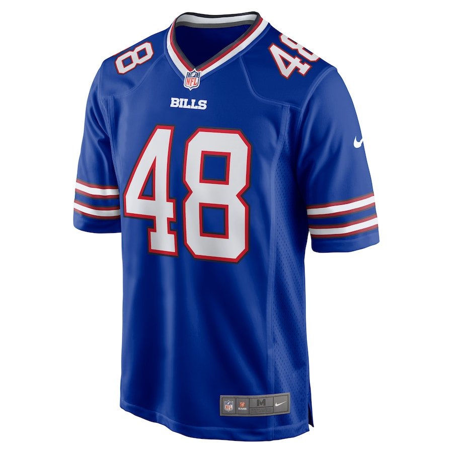 Edefuan Ulofoshio 48 Buffalo Bills Game Royal NFL Jersey Men's