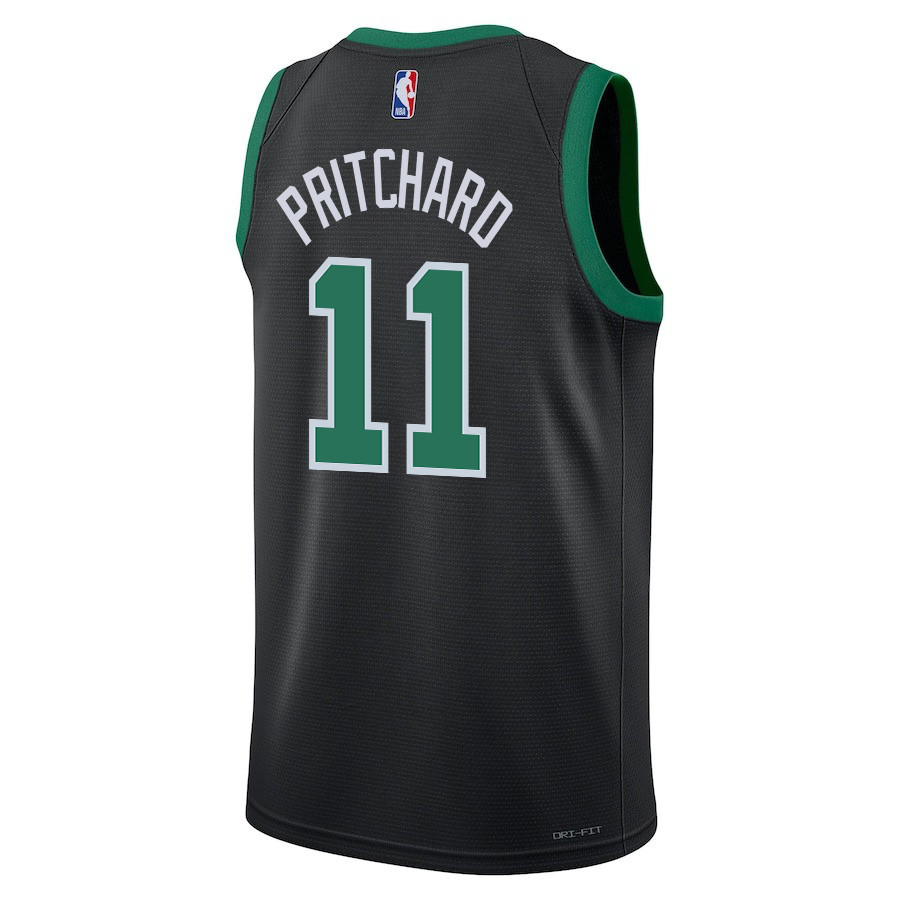 Payton Pritchard 11 Boston Celtics 2024 FINALS CHAMPIONS Swingman Statement Edition Black NBA Jersey Men's