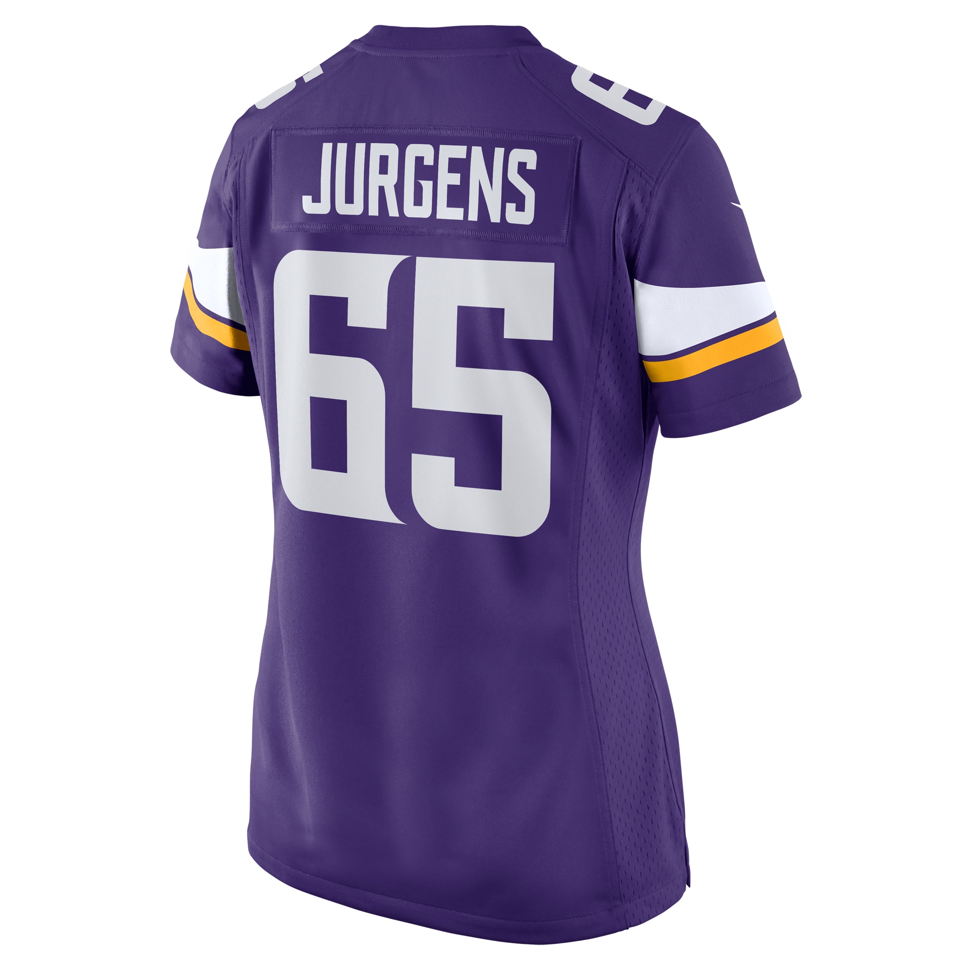 Minnesota Vikings Michael Jurgens Purple Game NFL Jersey Women's