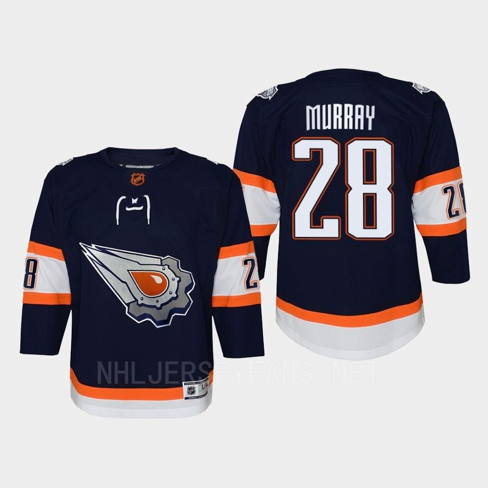 Edmonton Oilers Ryan Murray 28 Special Edition 2.0 Retro Navy NHL Jersey Youth