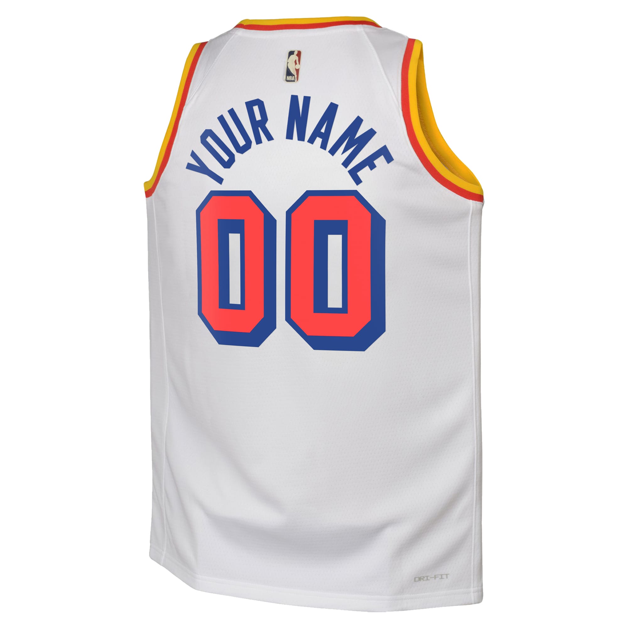 Golden State Warriors Hardwood Classic Swingman Custom NBA Jersey Youth