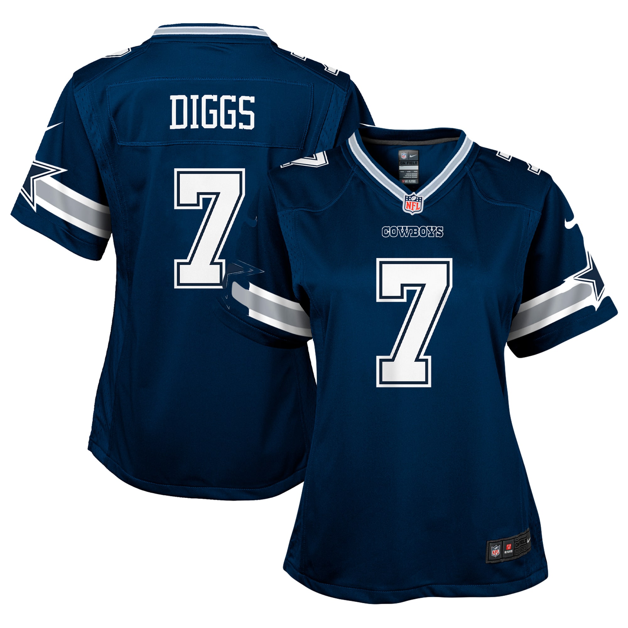 Girls Dallas Cowboys Trevon Diggs Navy Game NFL Jersey Youth