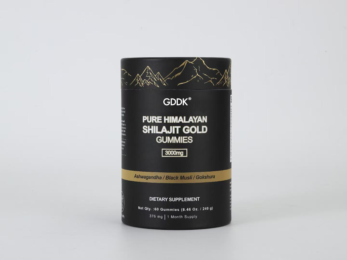 Shilajit Gummies | Pure Himalayan Shilajit for Men | Lab Tested I No Added Sugar | Ashwagandha, Gokshura | Fulvic Acid & 85+ Trace Minerals for Men, Women | Non-GMO | 60 Gummy