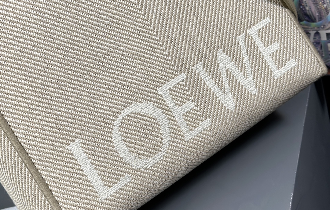 LOEWE Font Tote Jacquard Canvas
