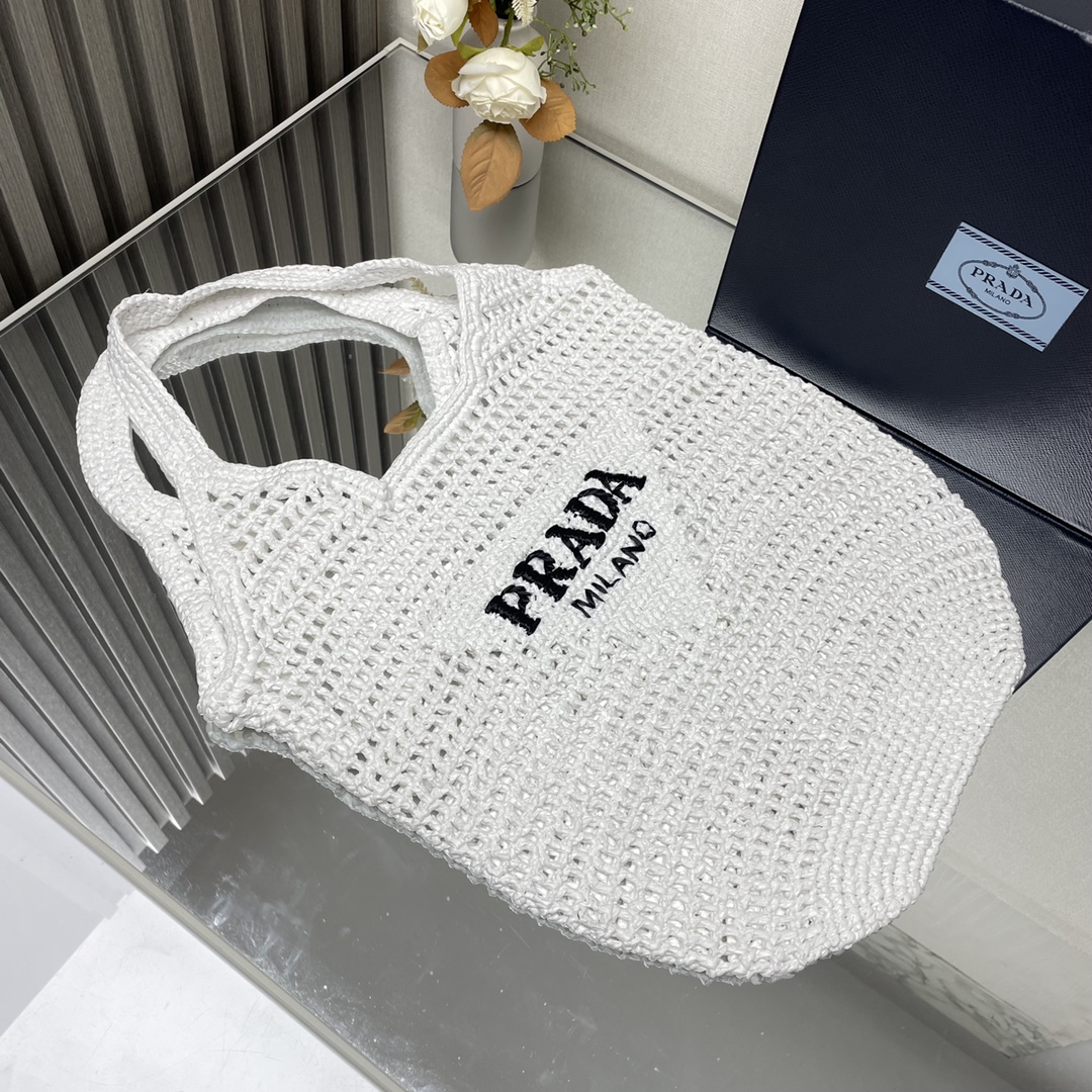 PRADA Crochet Tote Bag 1BG424
