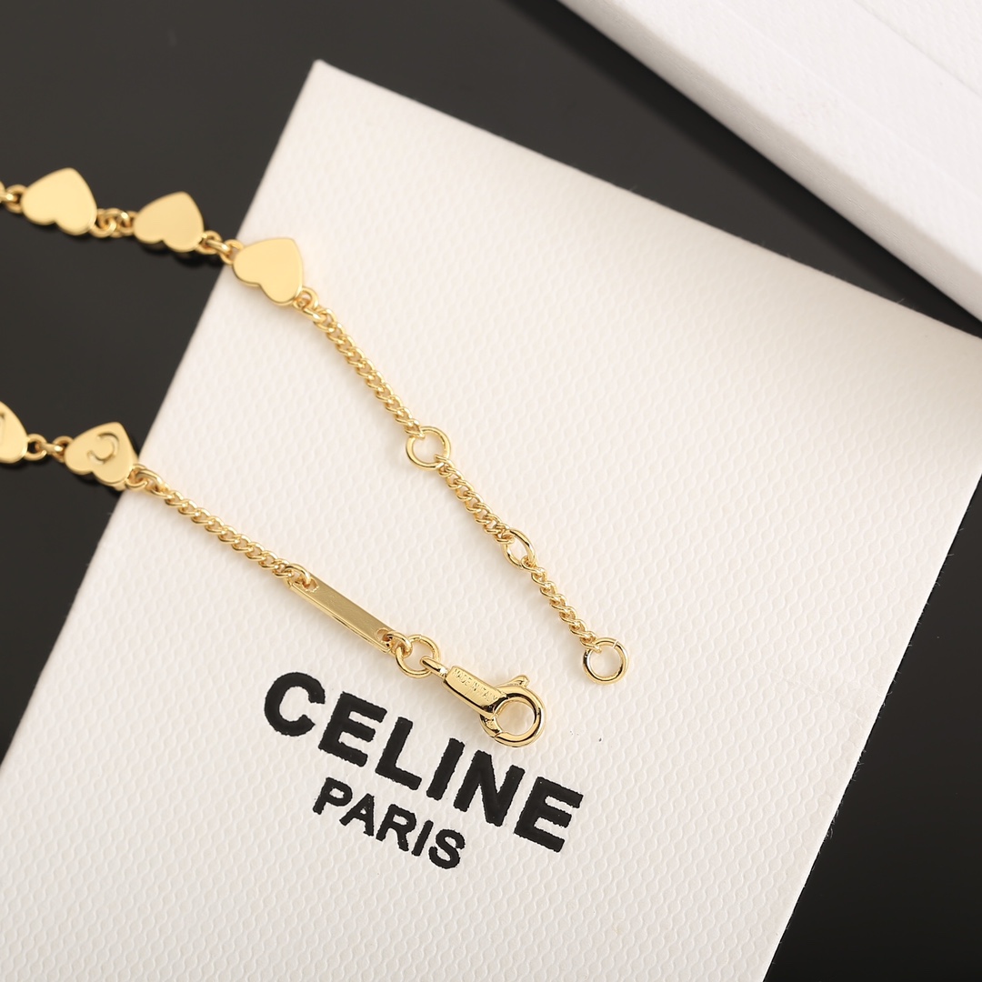 C*eline Love letter bracelet